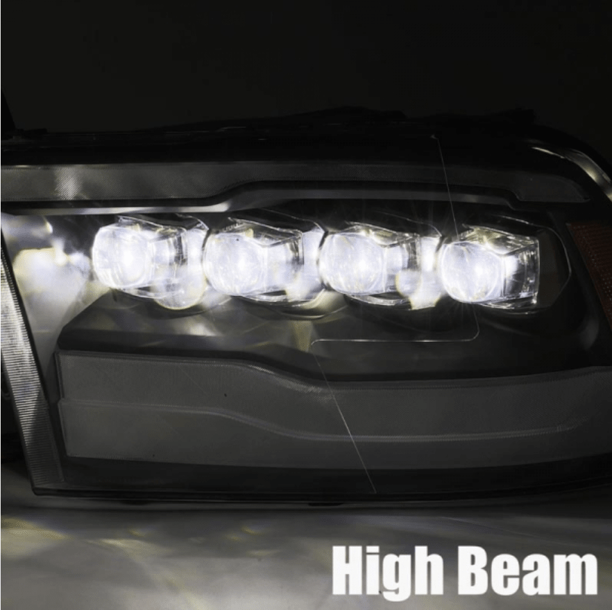 AlphaRex 880591 Nova - Series Chrome LED Projector Headlights - Southern Diesel Supply