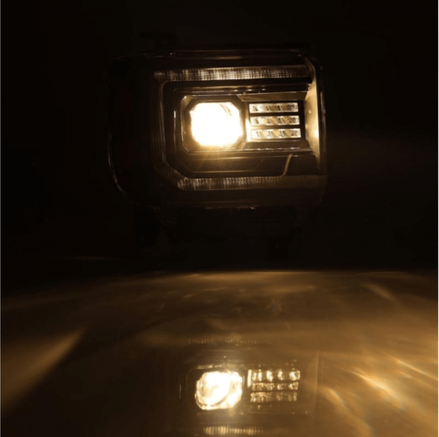 AlphaRex 880613 Pro - Series Black Projector Headlights - Southern Diesel Supply