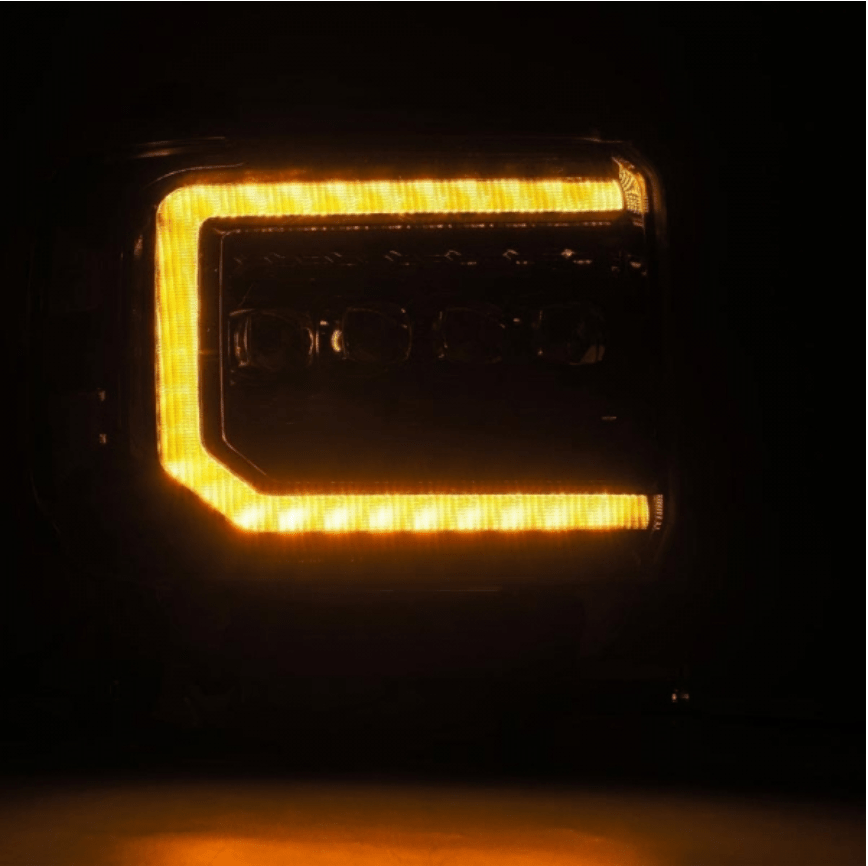 AlphaRex 880616 Nova - Series Alpha - Black LED Projector Headlights - Southern Diesel Supply