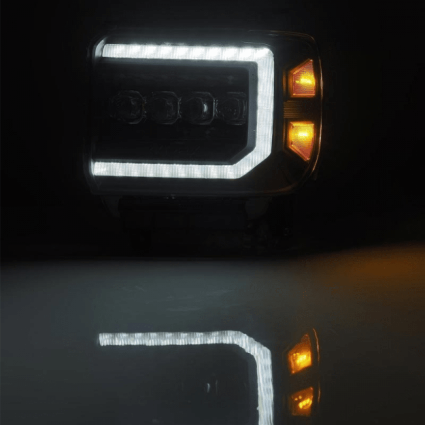 AlphaRex 880617 Nova - Series Black LED Projector Headlights - Southern Diesel Supply