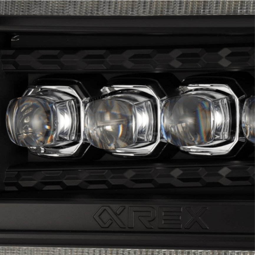 AlphaRex 880617 Nova - Series Black LED Projector Headlights - Southern Diesel Supply