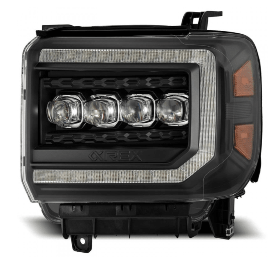 AlphaRex 880617 Nova - Series Black LED Projector Headlights - Southern Diesel Supply