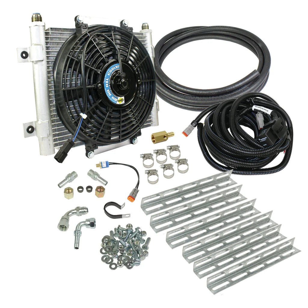 BD Diesel 1030606 Auxiliary Transmission Cooler (1999 - 2010 Power Stroke; 2001 - 2016 Duramax; 1994 - 2016 Cummins) - Southern Diesel Supply