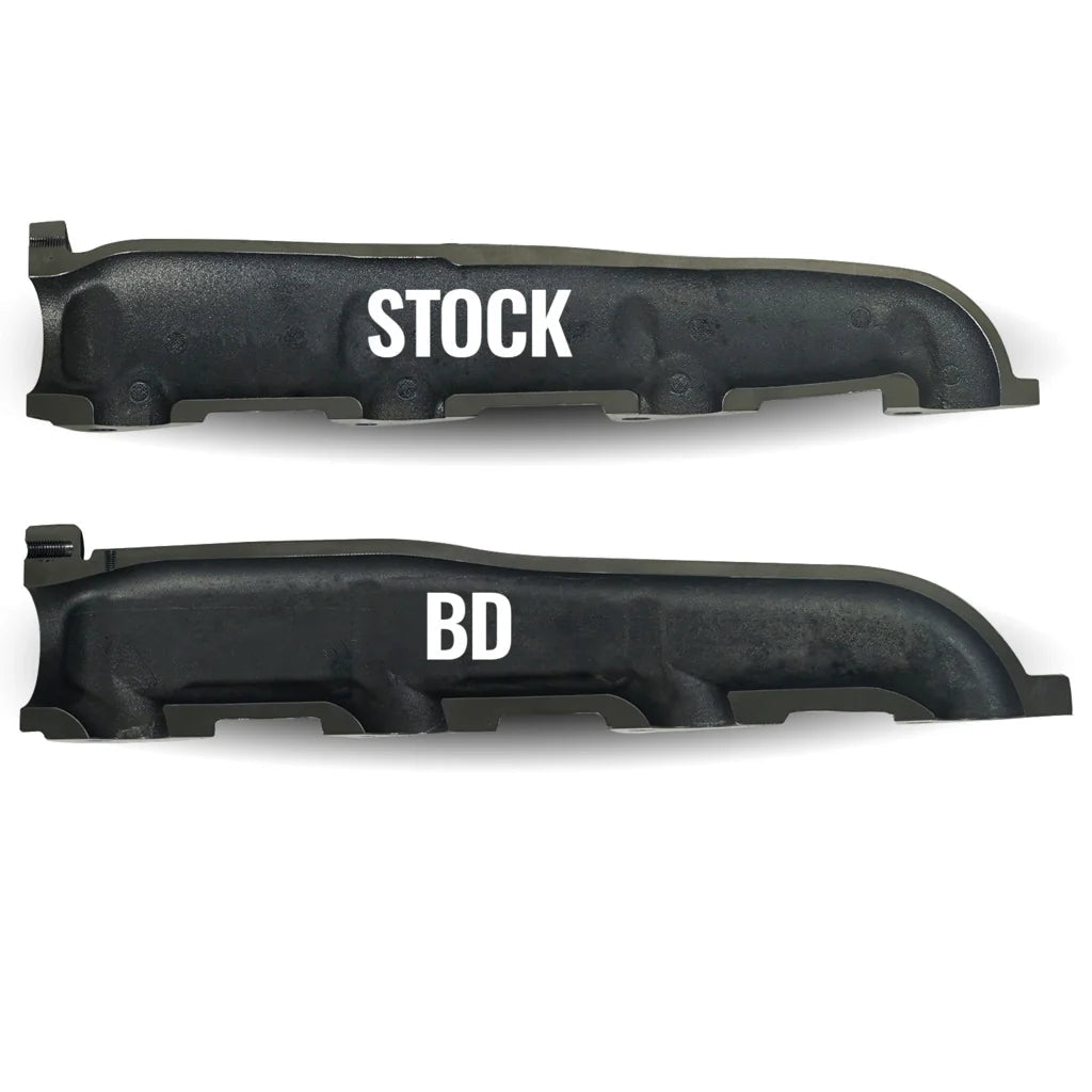 BD Diesel 1041482 Exhaust Manifolds (2008 - 2010 Powerstroke) - Southern Diesel Supply