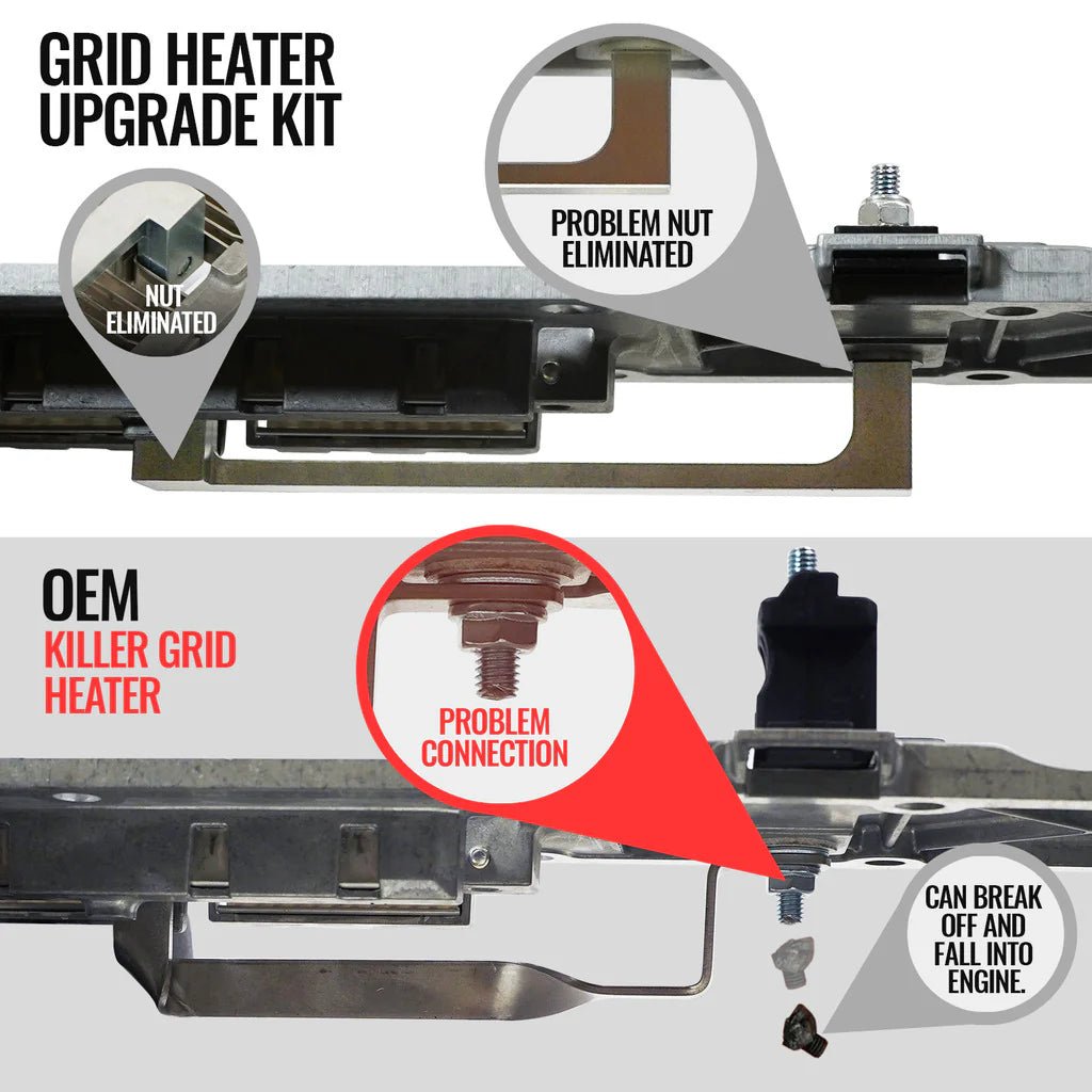 BD Diesel 1041520 Killer Grid Heater Upgrade Kit (2007.5 - 2024 Cummins) - Southern Diesel Supply