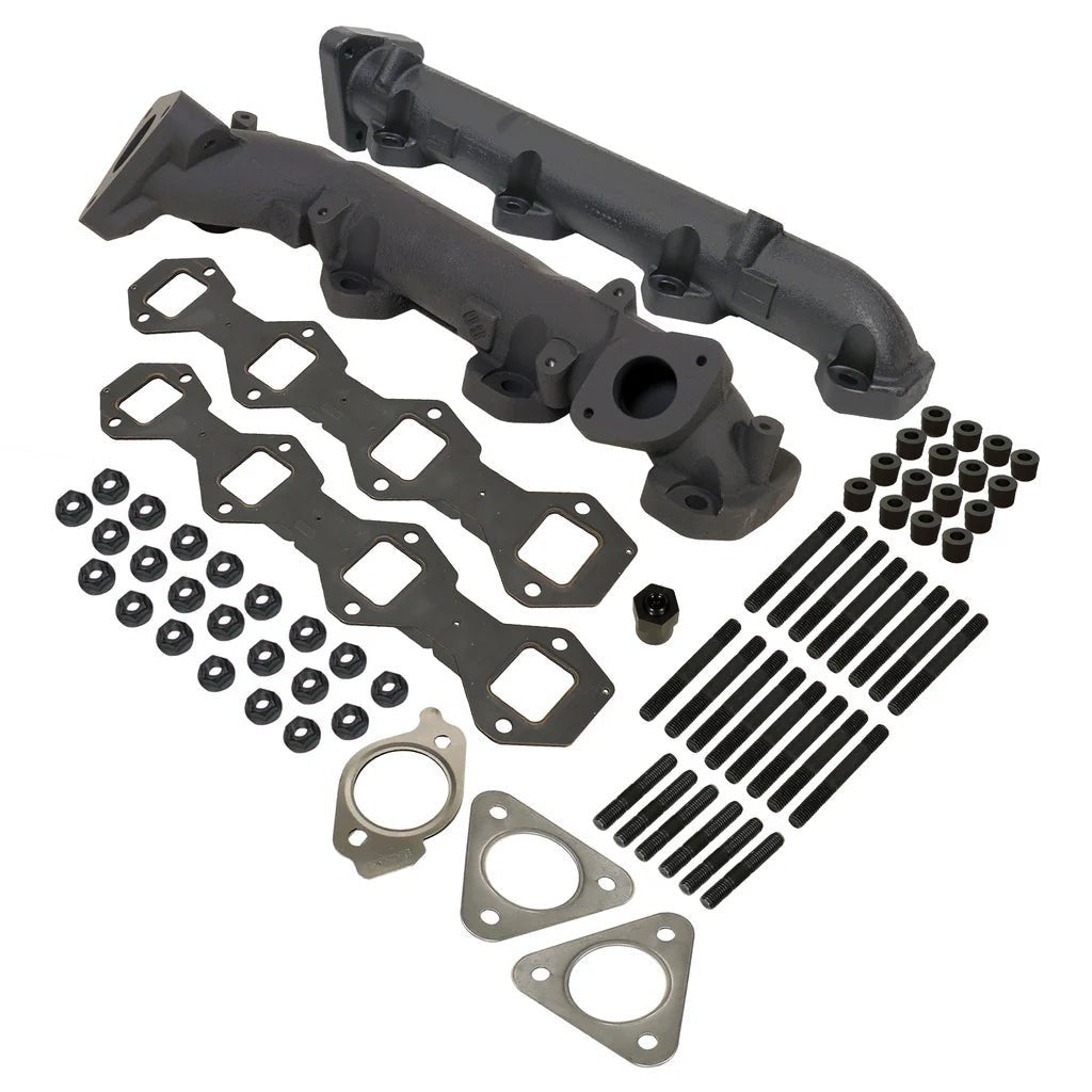 BD Diesel 1043008 Exhaust Manifolds (2015 - 2019 Powerstroke) - Southern Diesel Supply