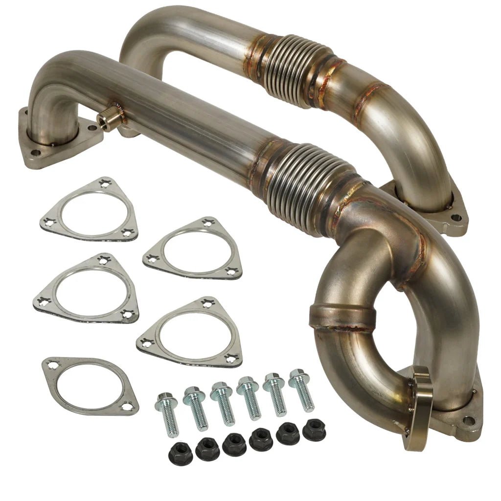BD Diesel 1043909 Up - Pipes With EGR Connector (2008 - 2010 Powerstroke) - Southern Diesel Supply