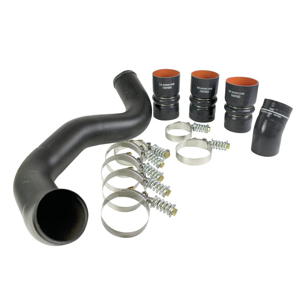 BD Diesel 1047034 Intercooler Hose & Clamp Kit With Intake Tube (2003 - 2007 Powerstroke) - Southern Diesel Supply