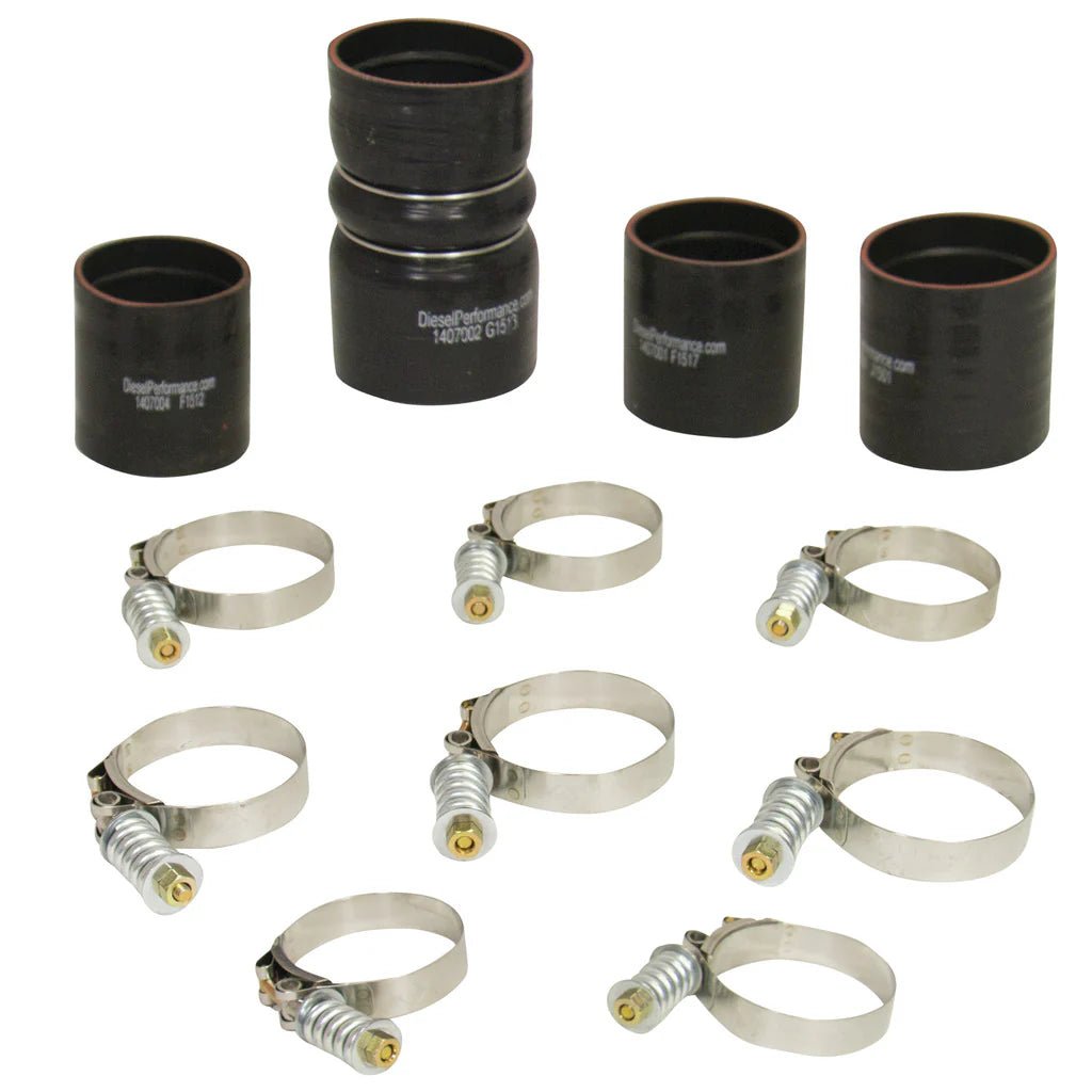 BD Diesel 1047037 Intercooler Hose & Clamp Kit (2008 - 2010 Powerstroke) - Southern Diesel Supply