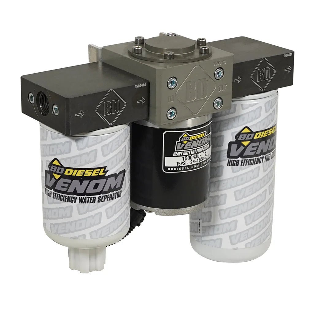 BD Diesel 1050333 Venom Lift Pump With Filter & Water Separator (2005 - 2012 Cummins) - Southern Diesel Supply