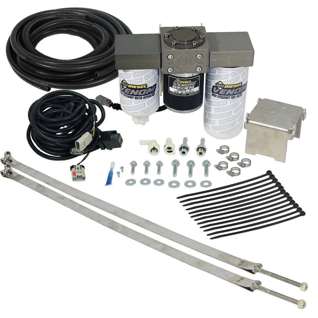 BD Diesel 1050334 Venom Lift Pump With Filter & Water Separator (2013 - 2022 Cummins) - Southern Diesel Supply