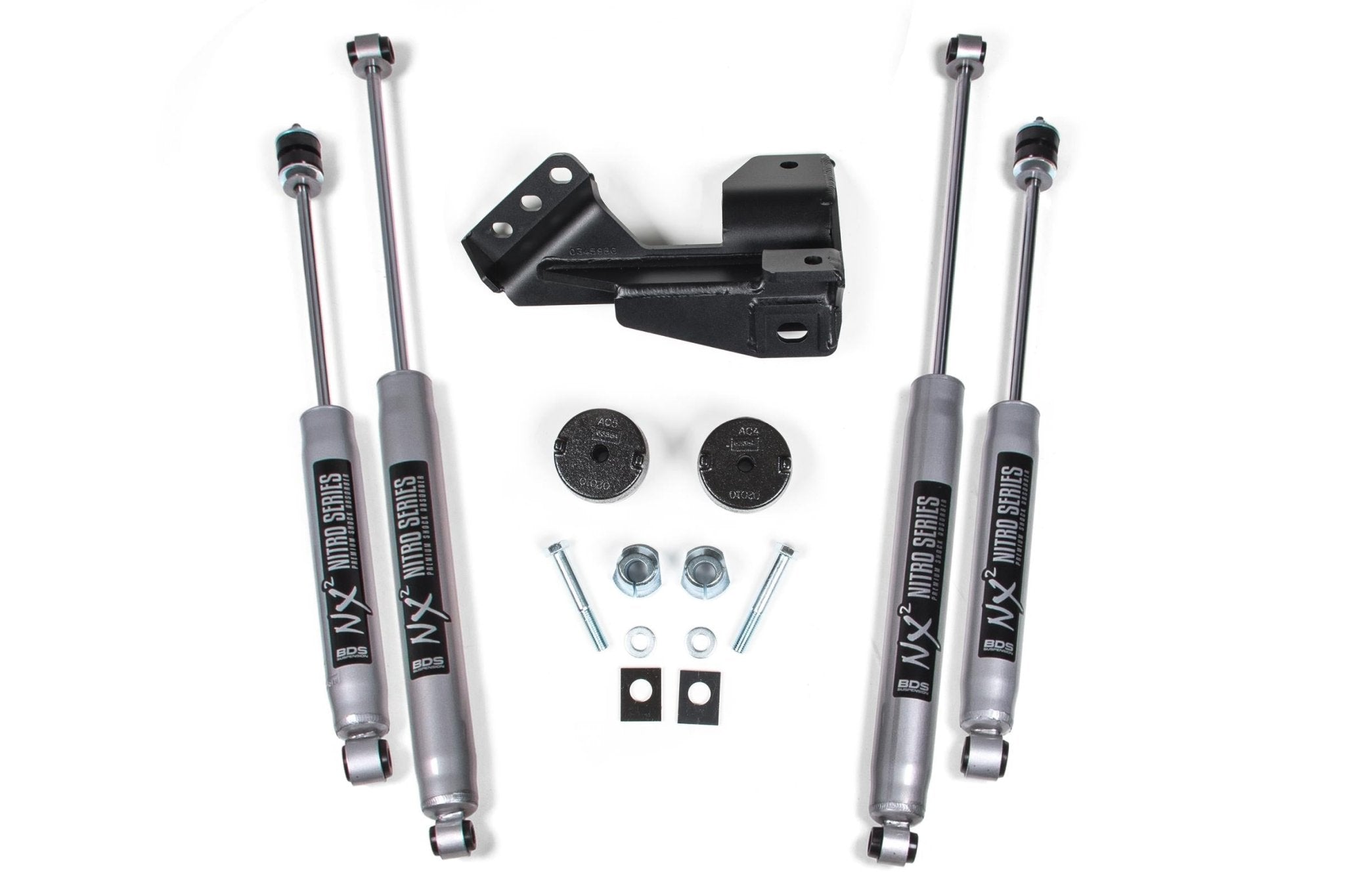 BDS Suspension 2 Inch Leveling Kit Coil Spacer (2017 - 2019 Powerstroke 4WD) - Southern Diesel Supply