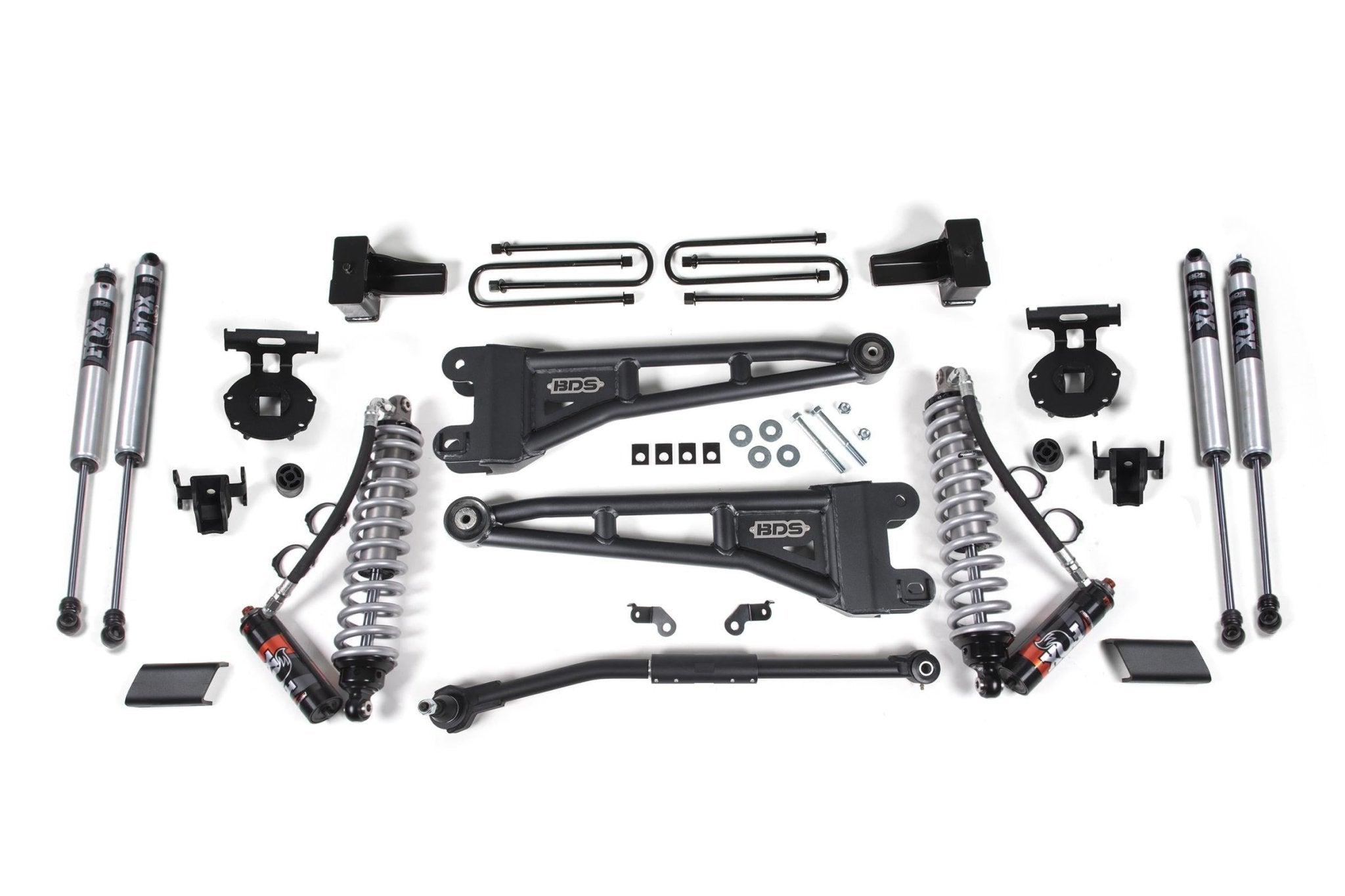 BDS Suspension 2.5 Inch Lift Kit w/ Radius Arm FOX 2.5 Performance Elite Coil - Over Conversion (2017 - 2019 Powerstroke 4WD) - Southern Diesel Supply