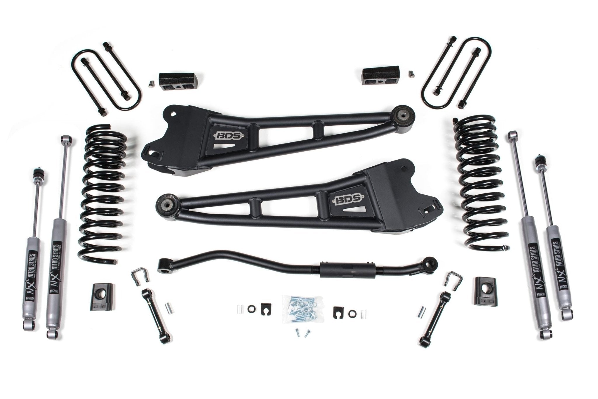 BDS Suspension 3 Inch Lift Kit w/ Radius Arm (2013 - 2018 3500 Cummins 4WD) - Southern Diesel Supply