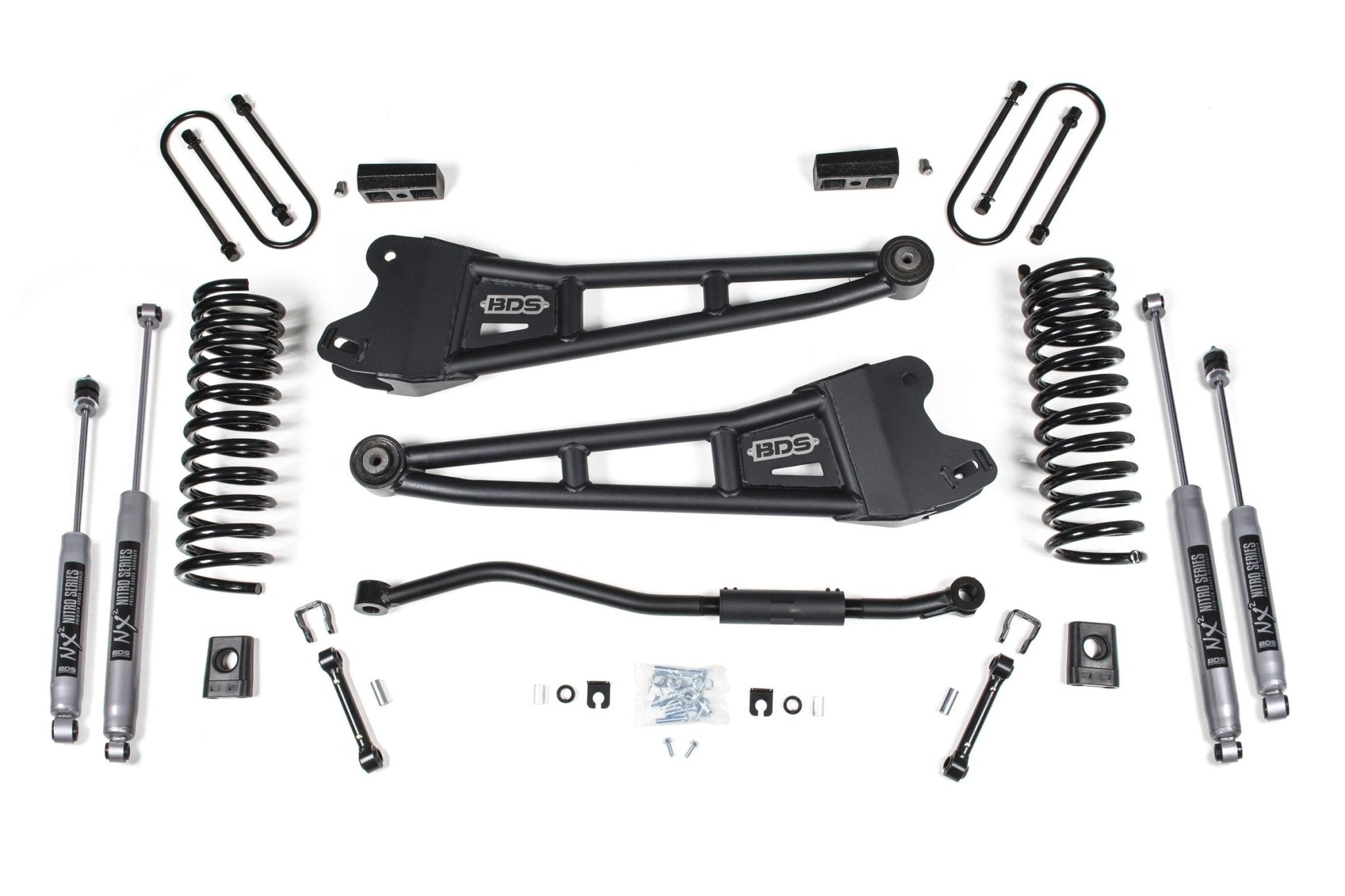 BDS Suspension 3 Inch Lift Kit w/ Radius Arm (2019 - 2024 3500 Cummins 4WD) - Southern Diesel Supply