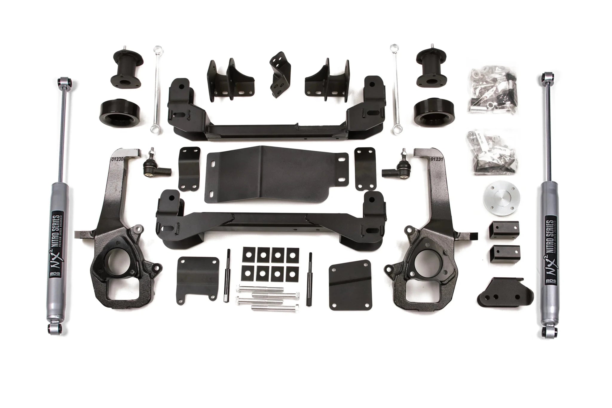 BDS Suspension 4 Inch Lift Kit (2014 - 2018 3.0L Cummins 4WD) - Southern Diesel Supply