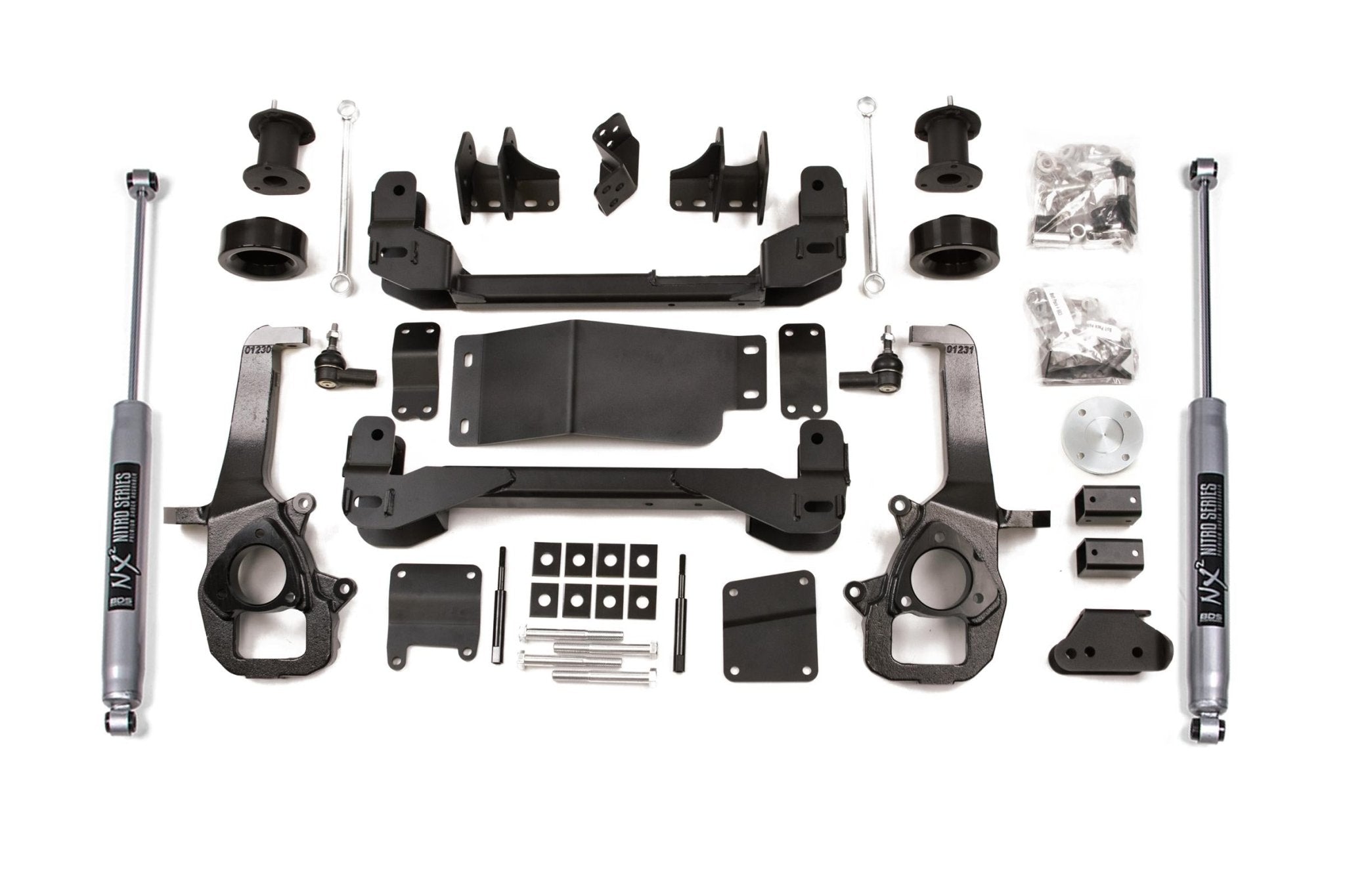 BDS Suspension 4 Inch Lift Kit (2014 - 2018 3.0L Cummins 4WD) - Southern Diesel Supply