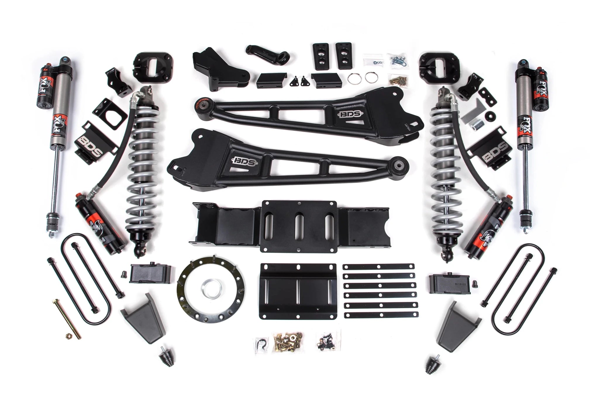 BDS Suspension 4 Inch Lift Kit FOX 2.5 Coil-Over Conversion (2019-2024 3500 6.7L Cummins 4WD) - Southern Diesel Supply