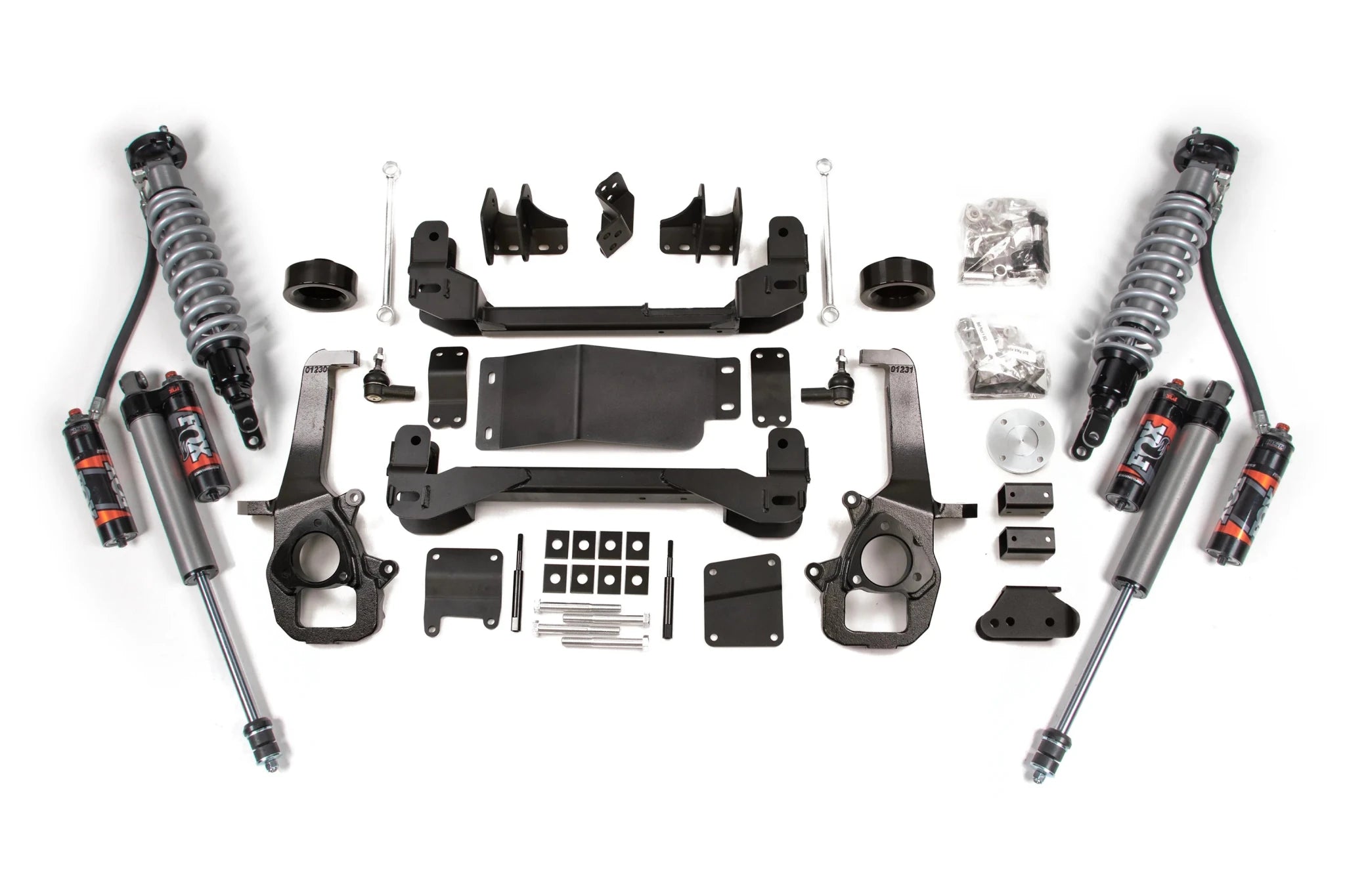 BDS Suspension 4 Inch Lift Kit FOX 2.5 Performance Elite Coilover (2014-2018 3.0L Cummins 4WD) - Southern Diesel Supply