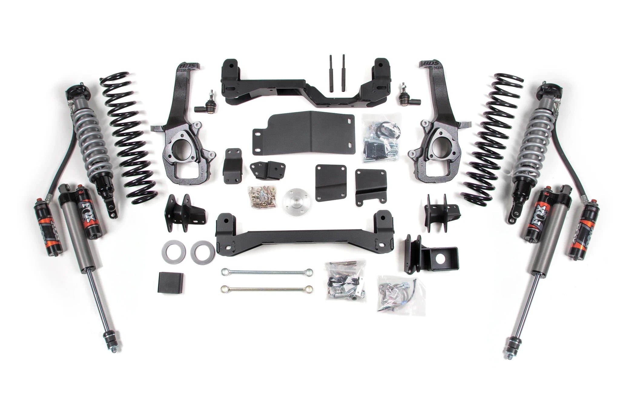 BDS Suspension 4 Inch Lift Kit FOX 2.5 Performance Elite Coilover (2014-2018 3.0L Cummins 4WD) - Southern Diesel Supply