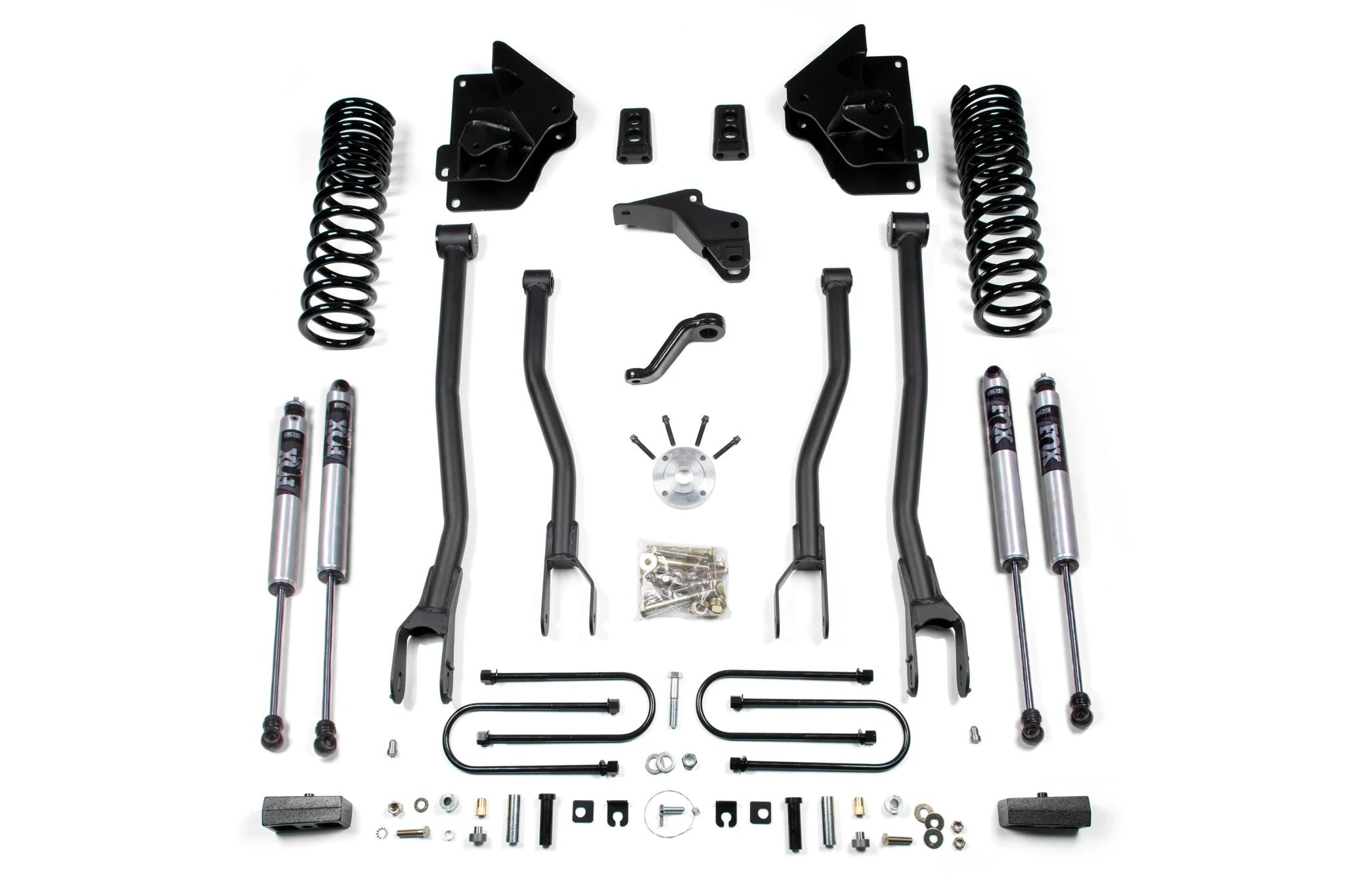 BDS Suspension 4 Inch Lift Kit w/ 4 - Link (2013 - 2018 3500 Cummins 4WD) - Southern Diesel Supply