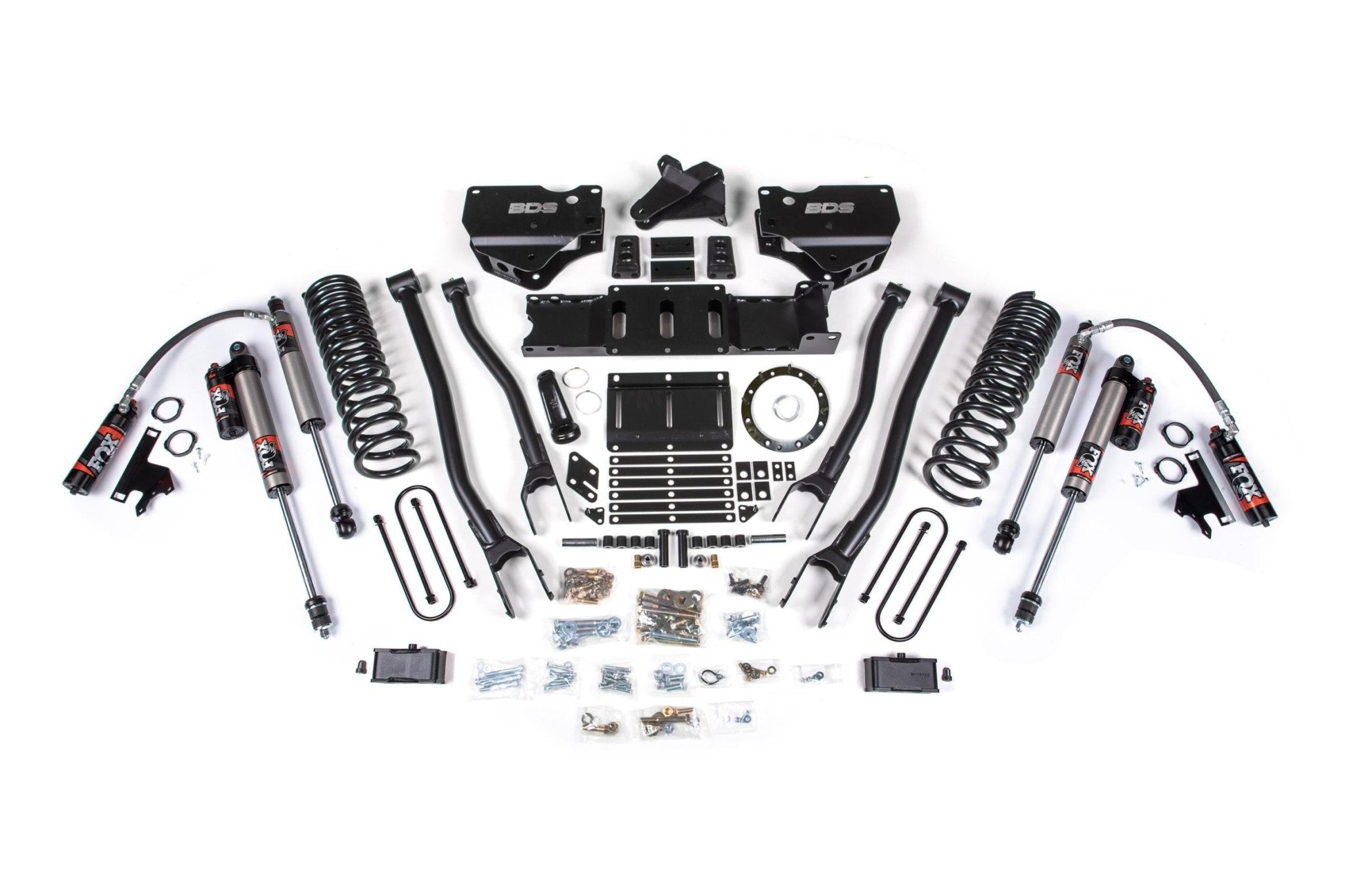 BDS Suspension 4 Inch Lift Kit w/ 4 - Link (2019 - 2024 3500 Cummins 4WD) - Southern Diesel Supply
