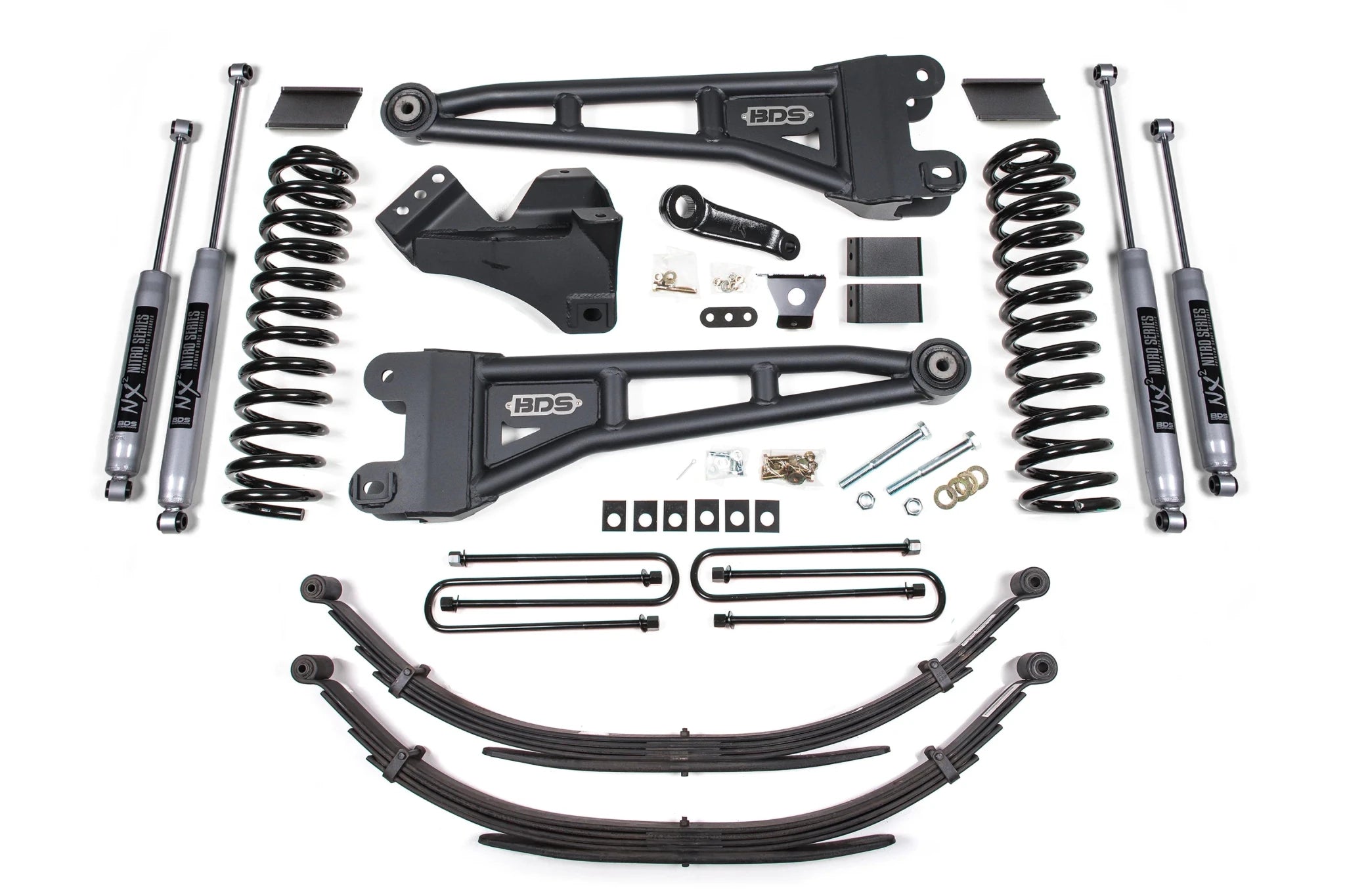 BDS Suspension 4 Inch Lift Kit w/ Radius Arm (2011 - 2016 Powerstroke 4WD) - Southern Diesel Supply