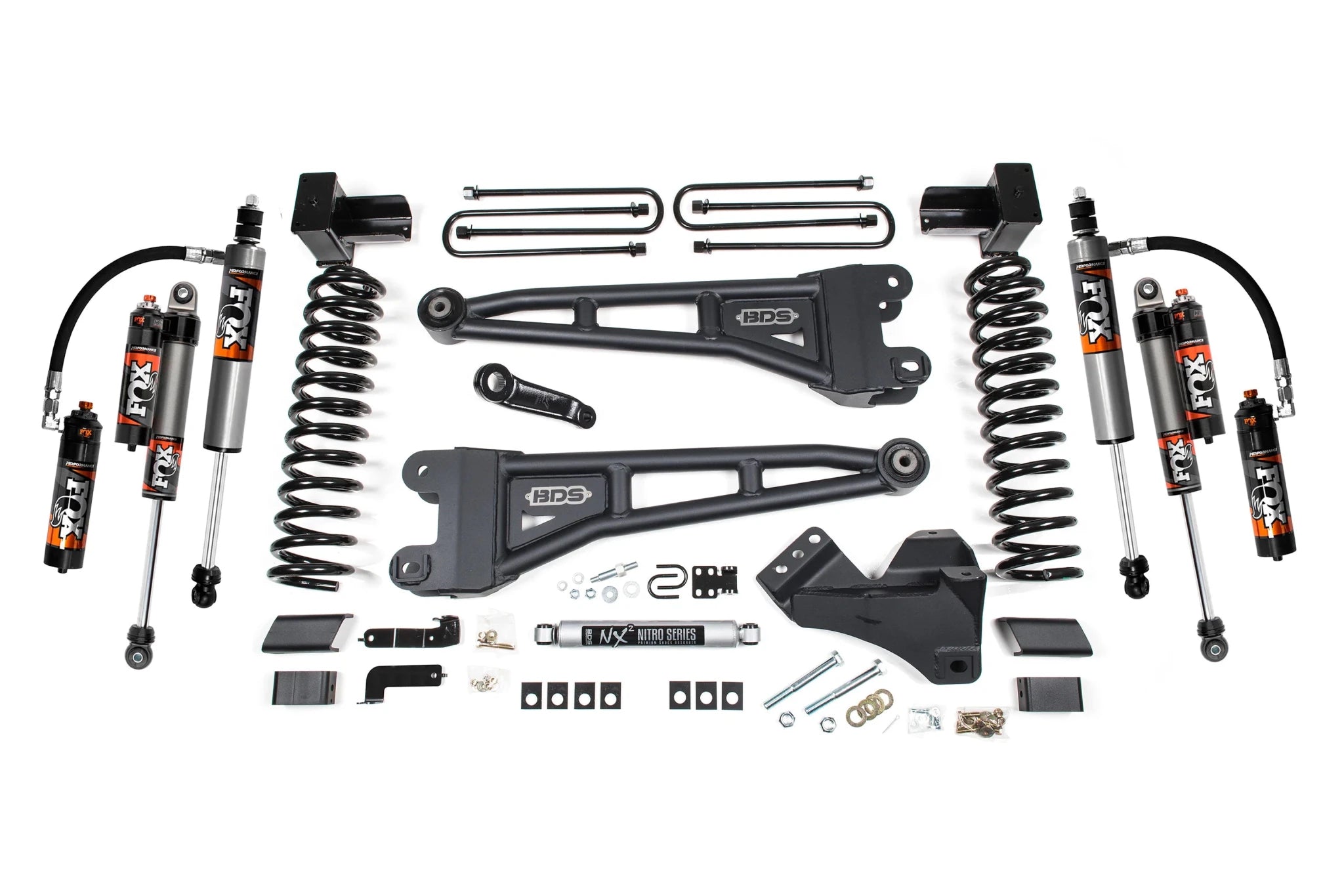 BDS Suspension 4 Inch Lift Kit w/ Radius Arm (2017 - 2019 Powerstroke 4WD) - Southern Diesel Supply