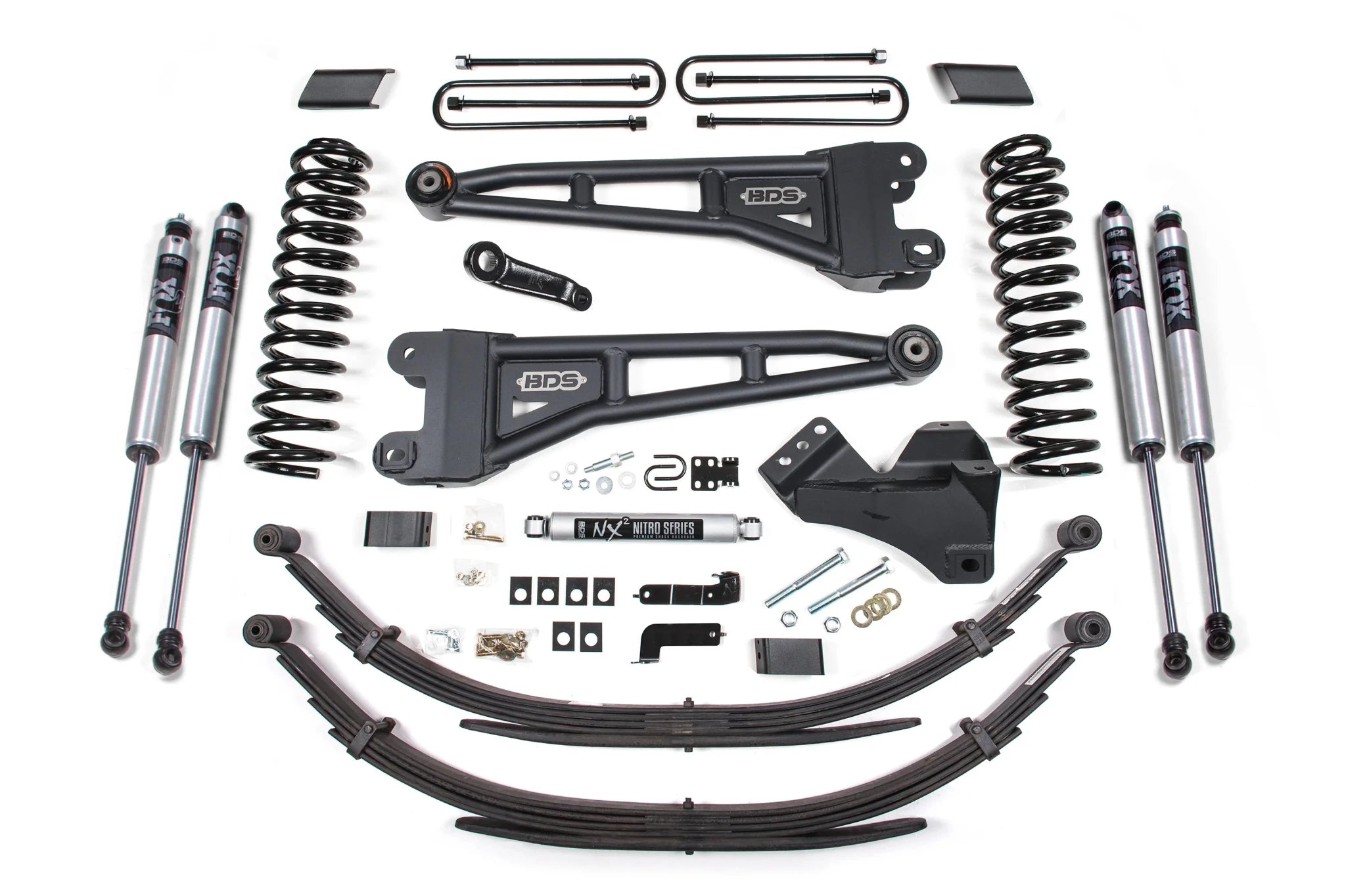 BDS Suspension 4 Inch Lift Kit w/ Radius Arm (2017 - 2019 Powerstroke 4WD) - Southern Diesel Supply
