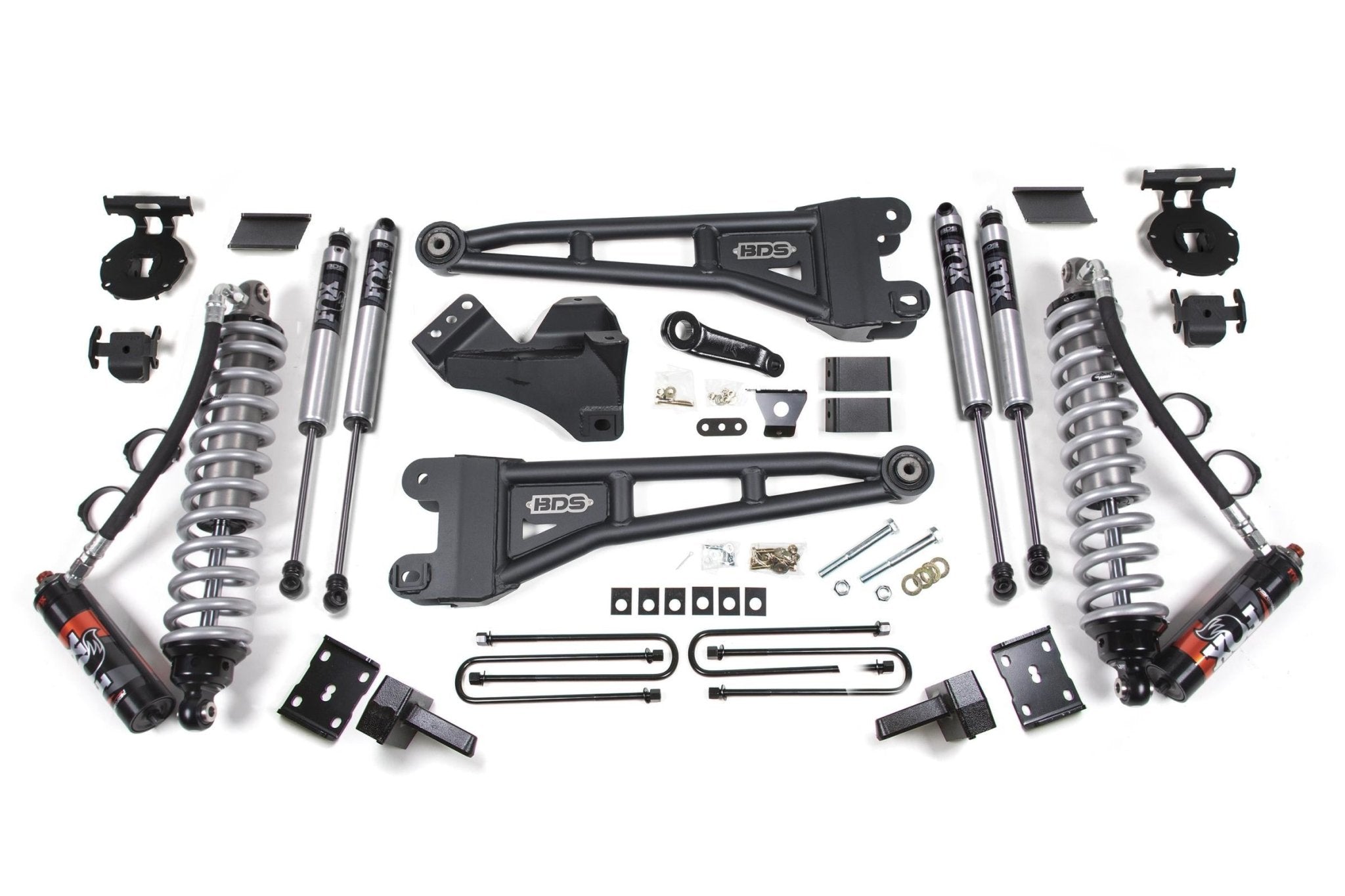 BDS Suspension 4 Inch Lift Kit w/ Radius Arm FOX 2.5 Performance Elite Coil - Over Conversion (2011 - 2016 Powerstroke 4WD) - Southern Diesel Supply
