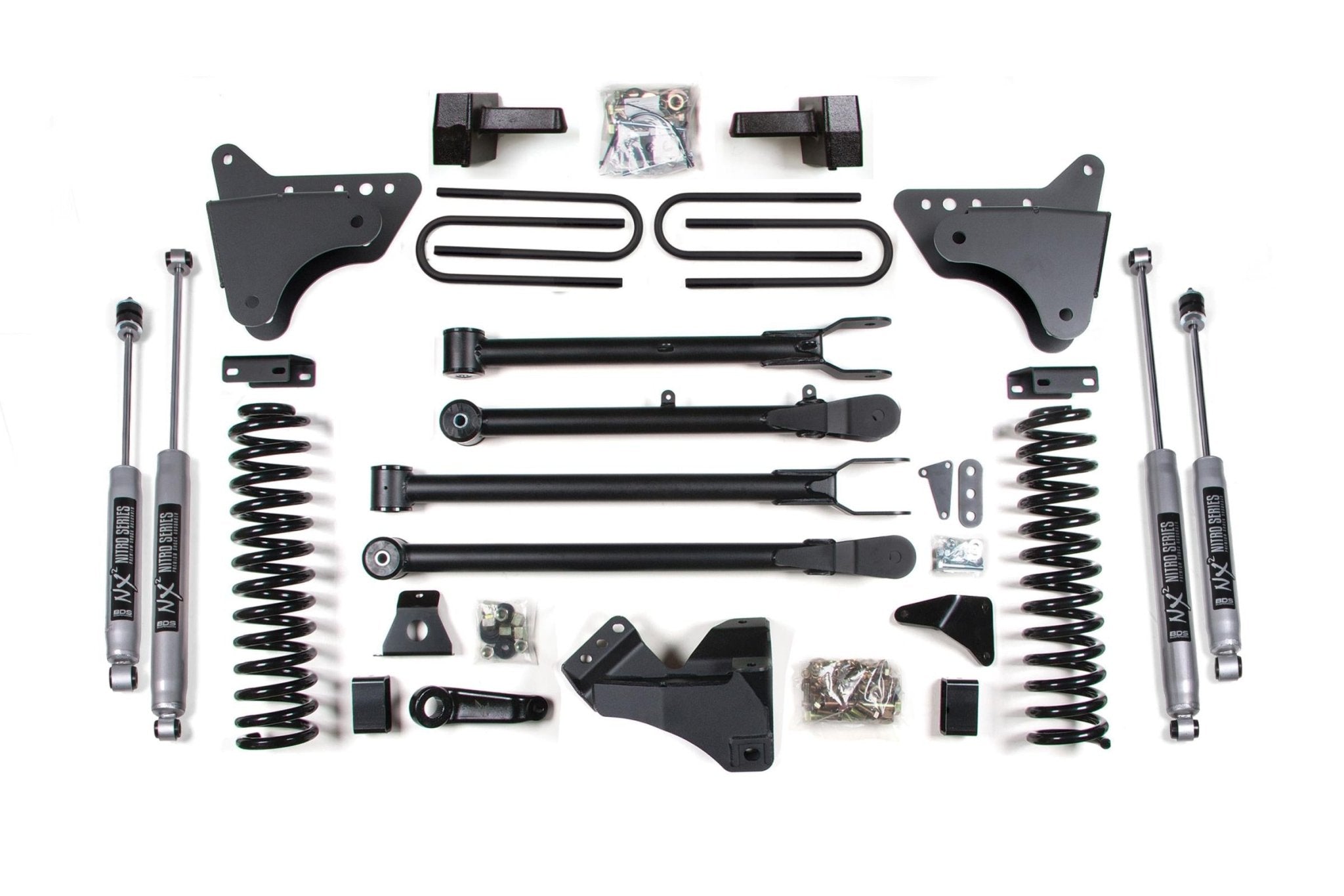 BDS Suspension 4WD 4 Inch Lift Kit w/ 4 - Link (2008 - 2010 Powerstroke) - Southern Diesel Supply