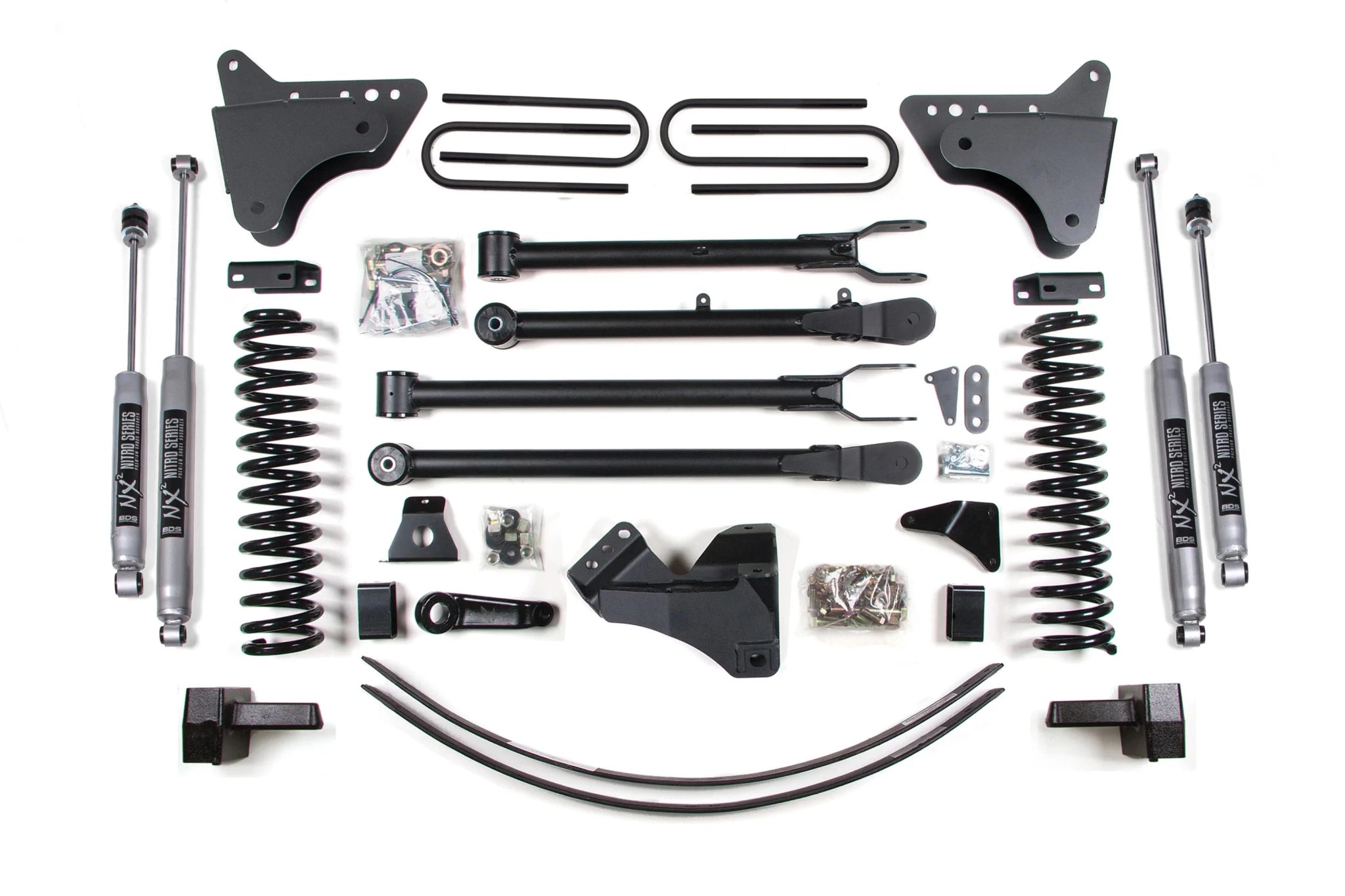 BDS Suspension 4WD 6 Inch Lift Kit w/ 4 - Link (2005 - 2007 Powerstroke) - Southern Diesel Supply
