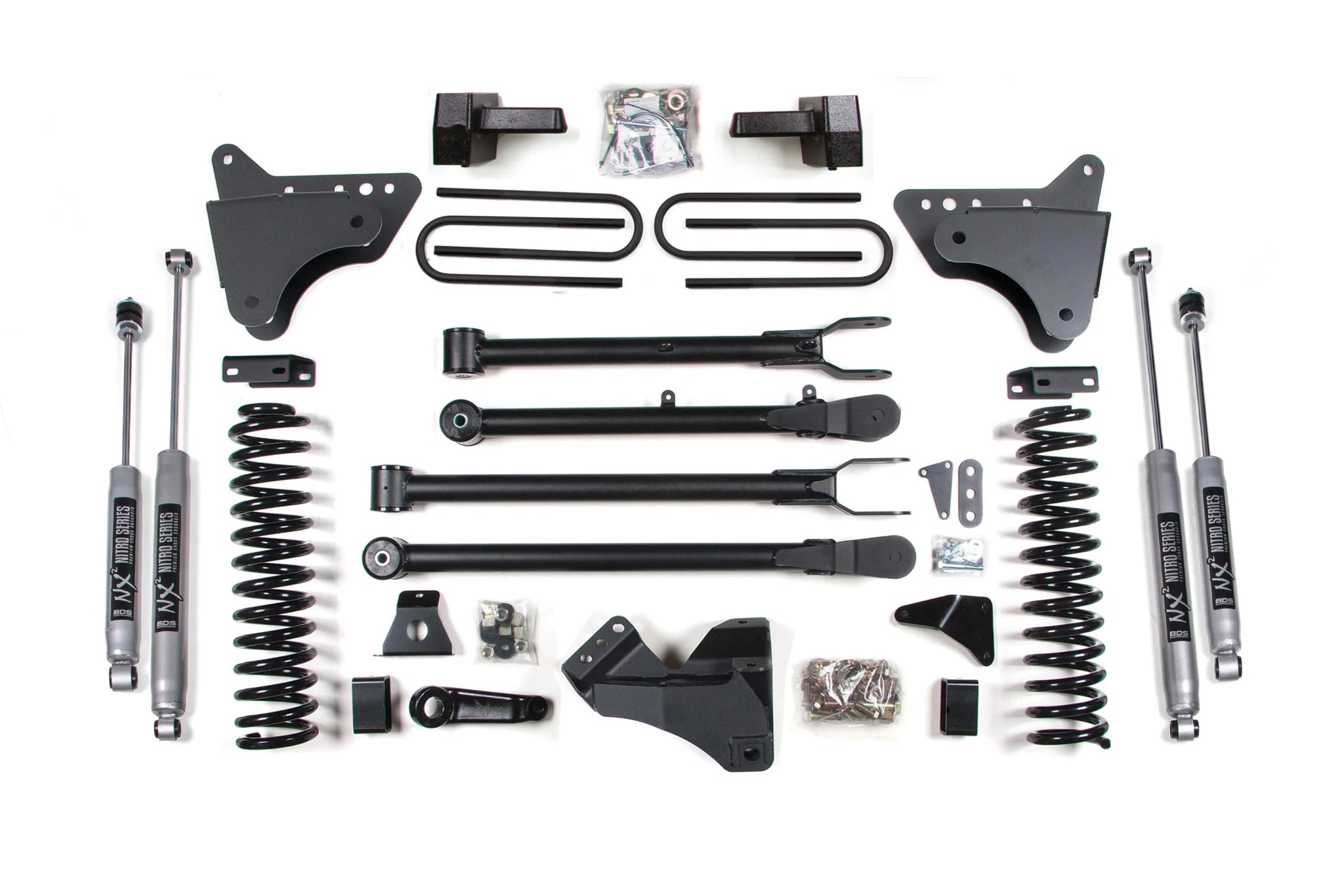BDS Suspension 4WD 6 Inch Lift Kit w/ 4 - Link (2005 - 2007 Powerstroke) - Southern Diesel Supply