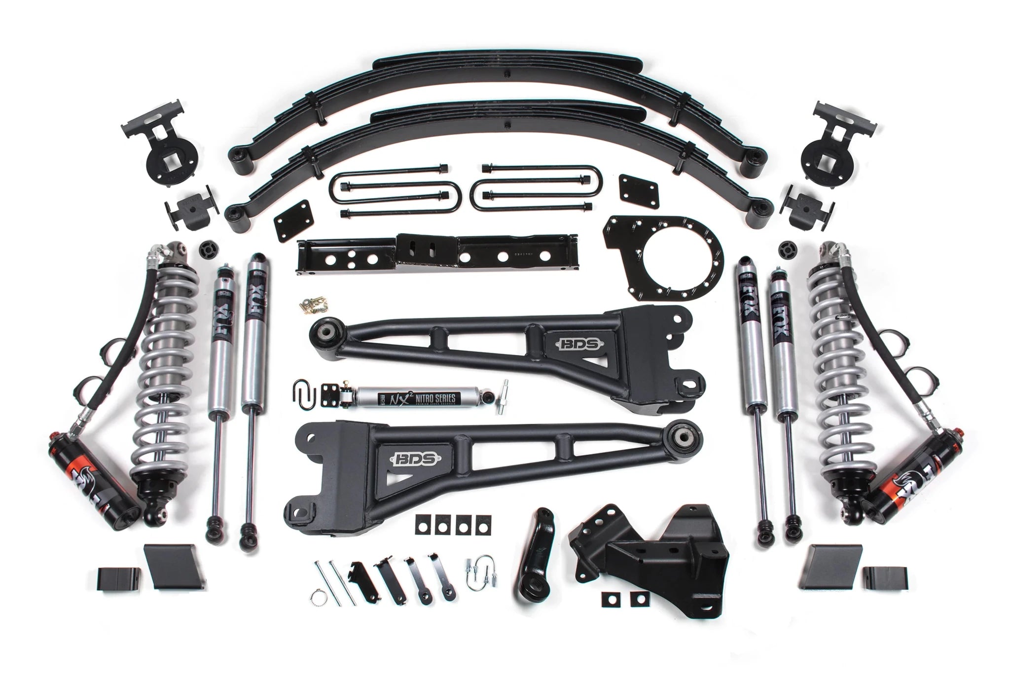 BDS Suspension 4WD 7 Inch Lift Kit w/ Radius Arm FOX 2.5 Performance Elite Coil - Over Conversion (2020 - 2022 Powerstroke) - Southern Diesel Supply