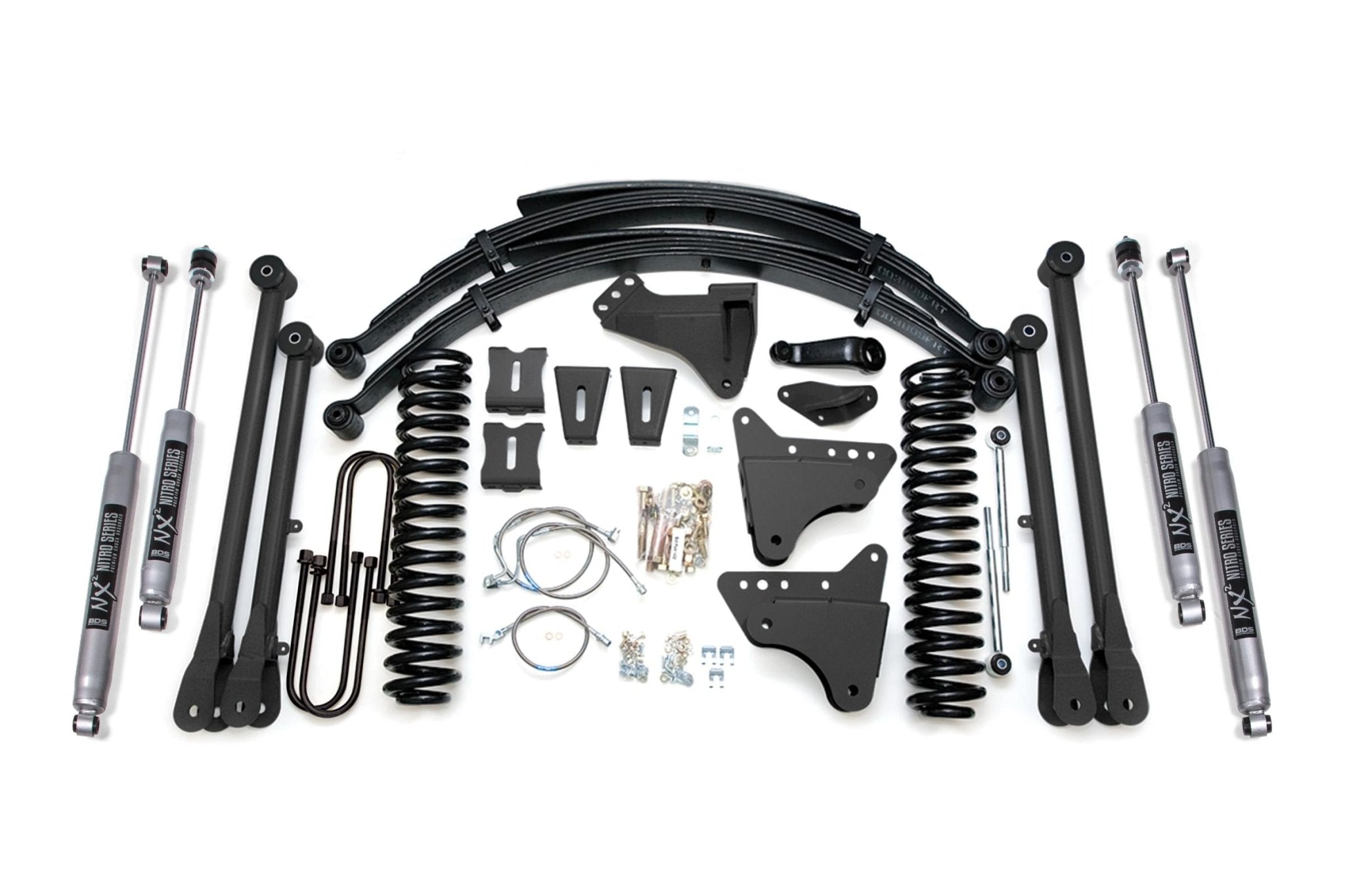BDS Suspension 4WD 8 Inch Lift Kit w/ 4 - Link (2005 - 2007 Powerstroke) - Southern Diesel Supply