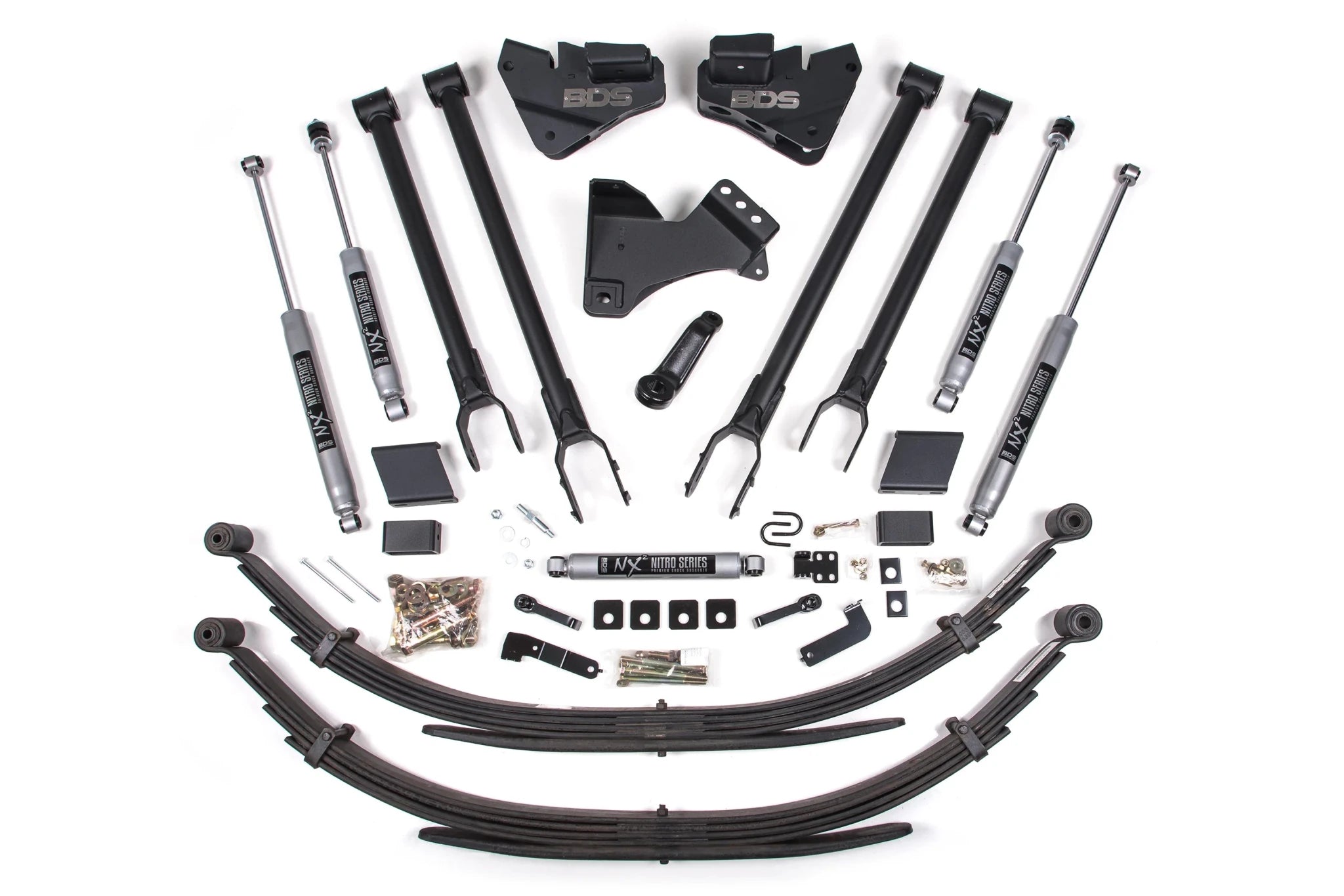 BDS Suspension 5 Inch Lift Kit w/ 4 - Link (2020 - 2022 Powerstroke 4WD) - Southern Diesel Supply
