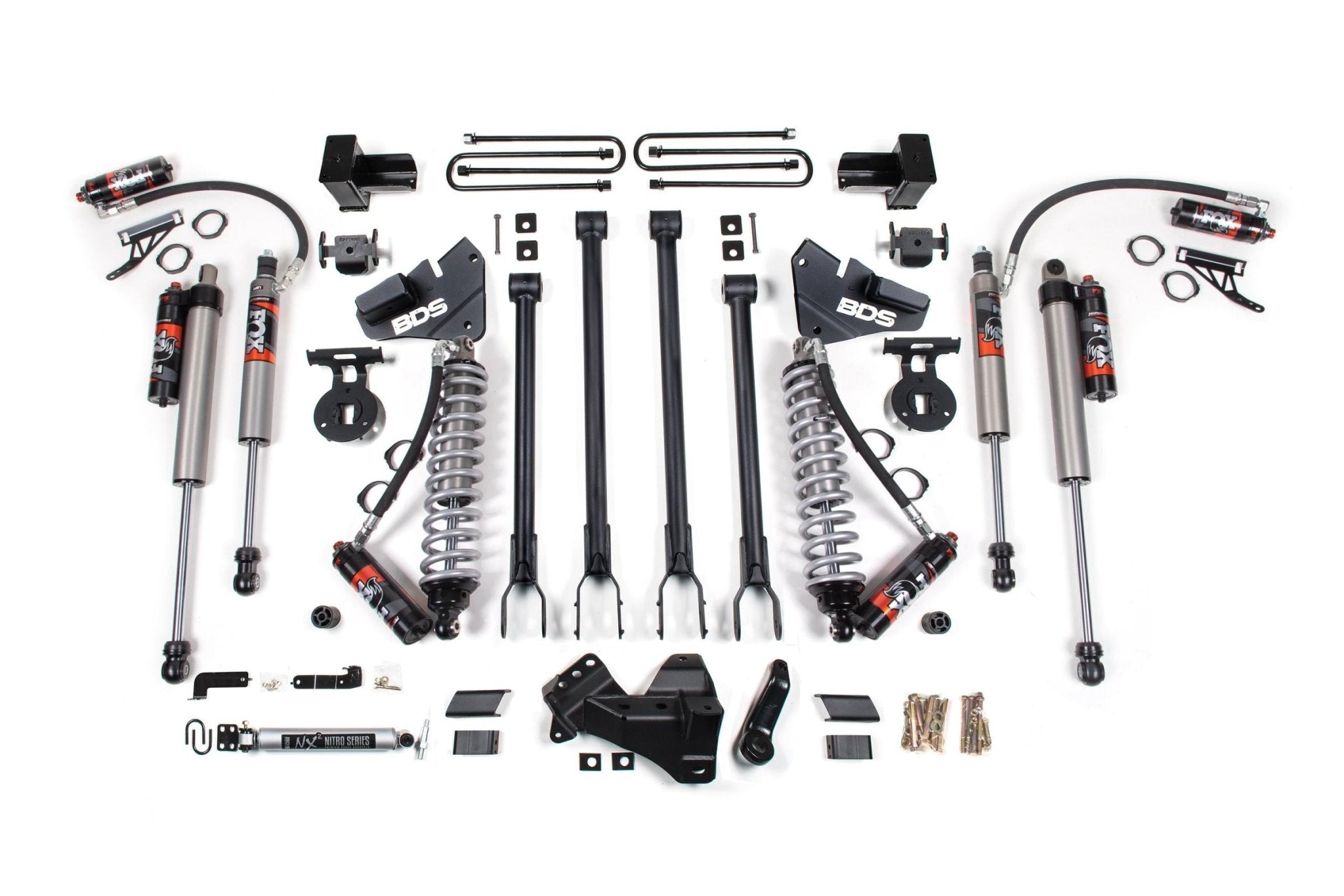 BDS Suspension 5 Inch Lift Kit w/ 4 - Link FOX 2.5 Performance Elite Coil - Over Conversion (2020 - 2022 Powerstroke 4WD) - Southern Diesel Supply