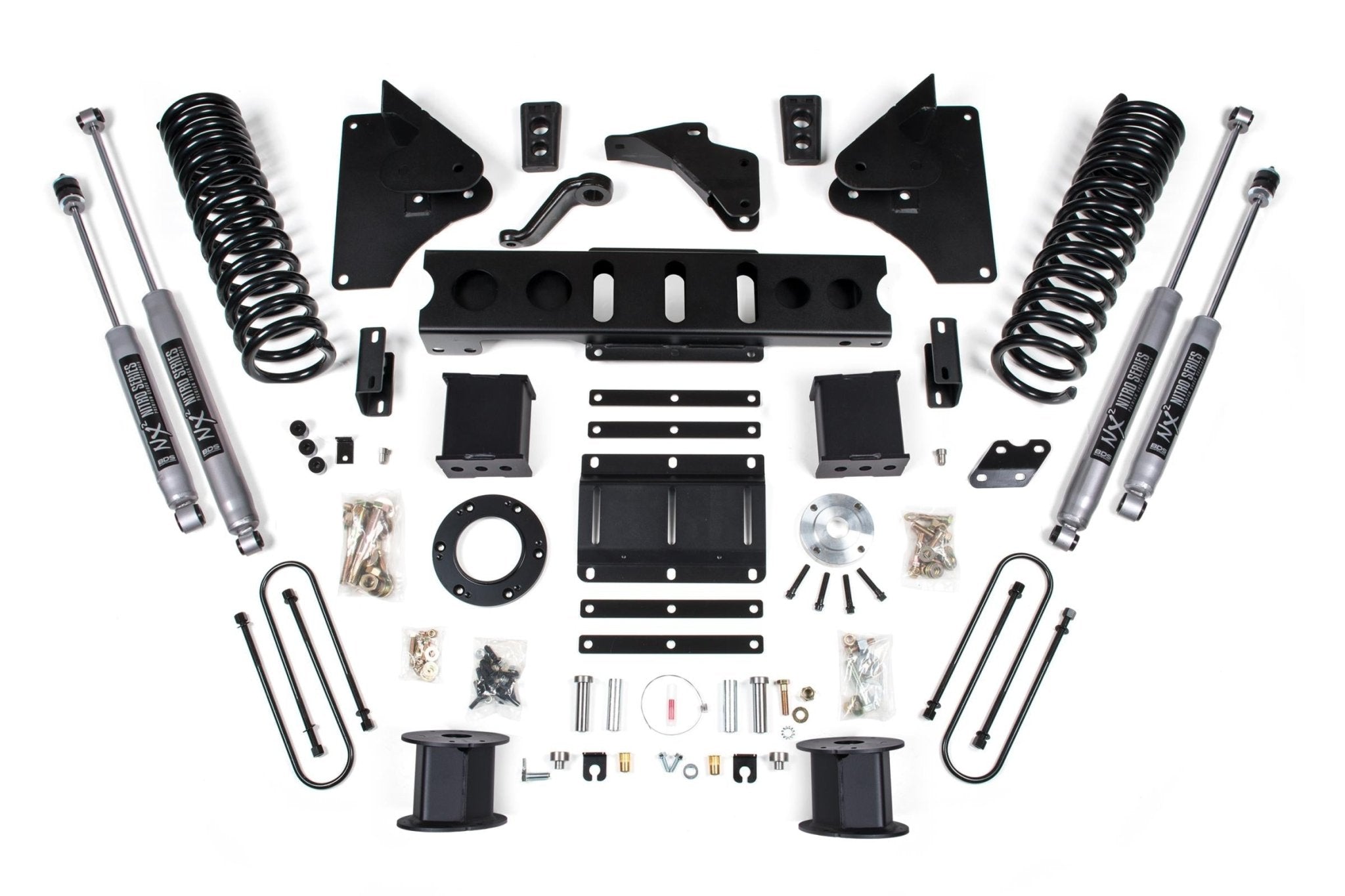 BDS Suspension 6 Inch Lift Kit (2013 - 2018 3500 Cummins 4WD, Rear Air Ride) - Southern Diesel Supply