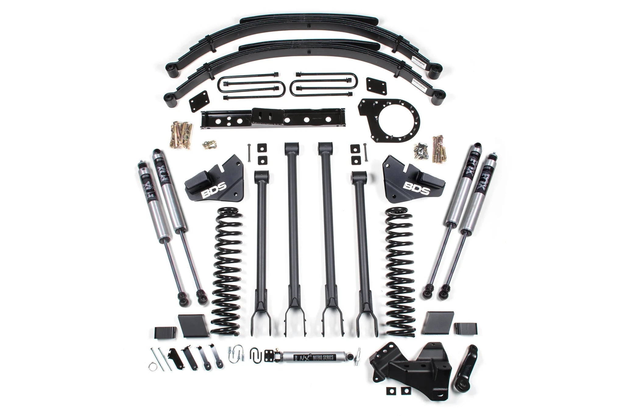 BDS Suspension 6 Inch Lift Kit 4 - Link Conversion (2017 - 2019 Powerstroke 4WD) - Southern Diesel Supply