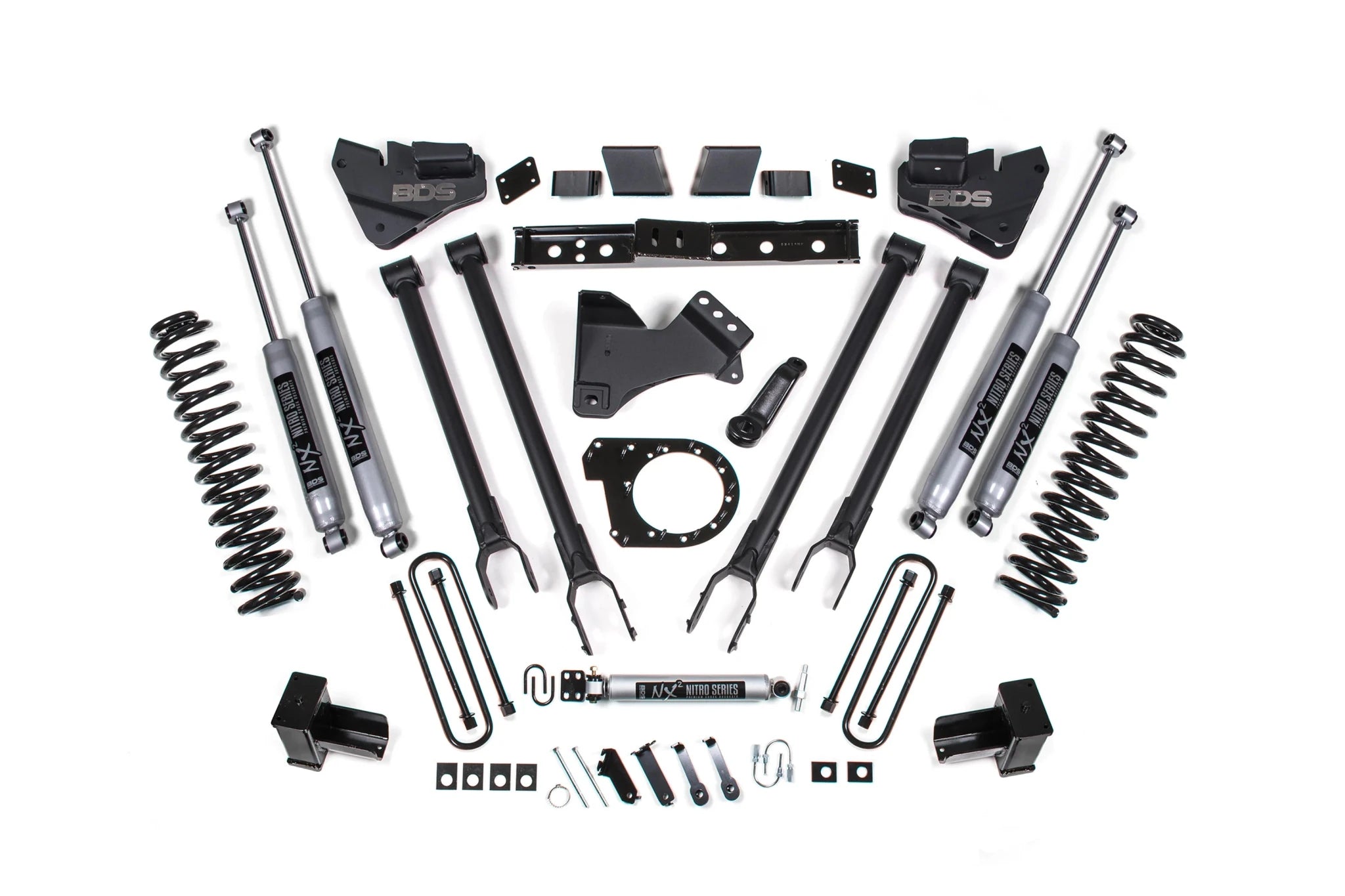 BDS Suspension 6 Inch Lift Kit 4 - Link Conversion (2017 - 2019 Powerstroke 4WD) - Southern Diesel Supply