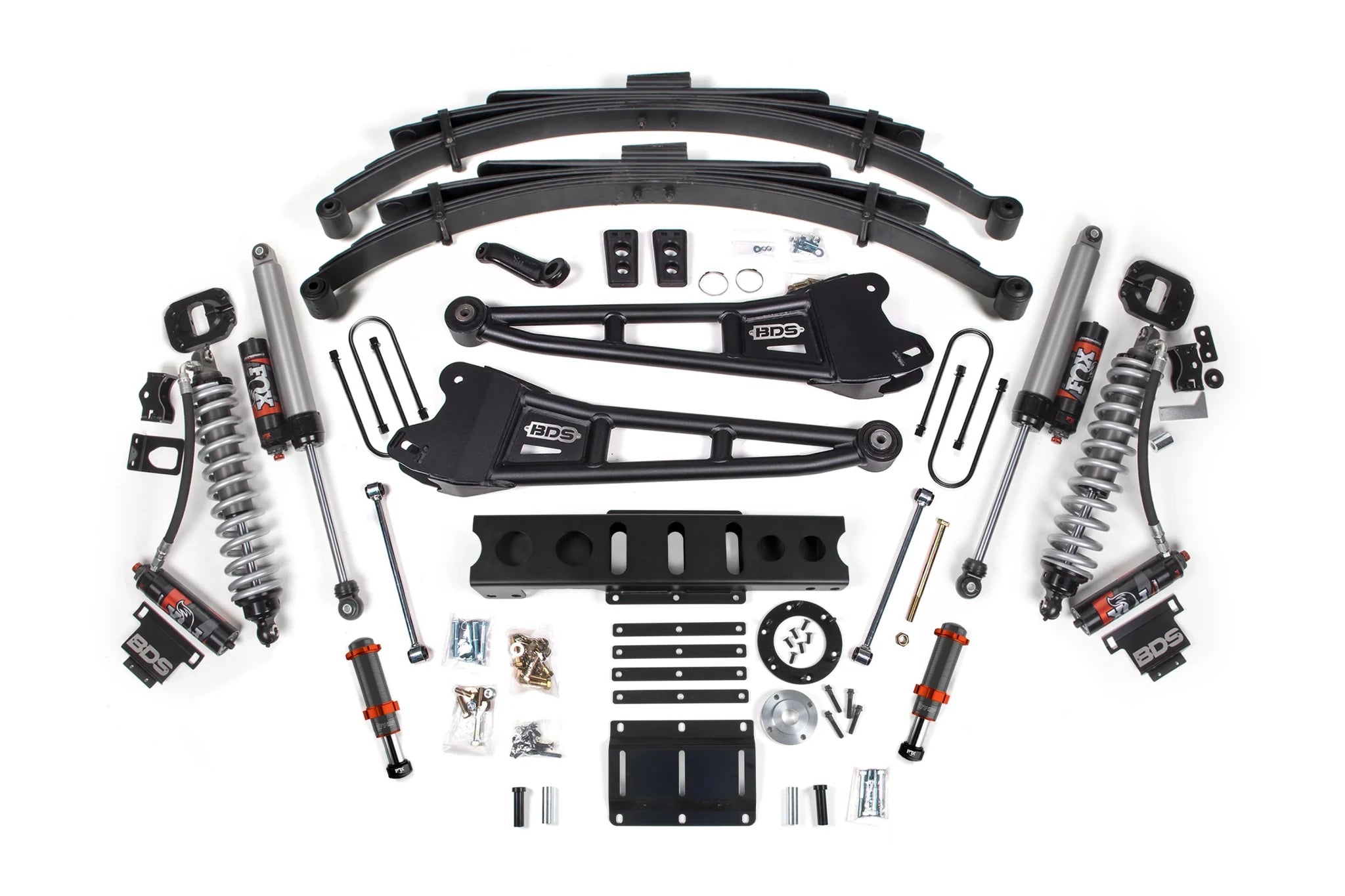 BDS Suspension 6 Inch Lift Kit FOX 2.5 Coil-Over Conversion (2013-2018 3500 6.7L Cummins 4WD) - Southern Diesel Supply