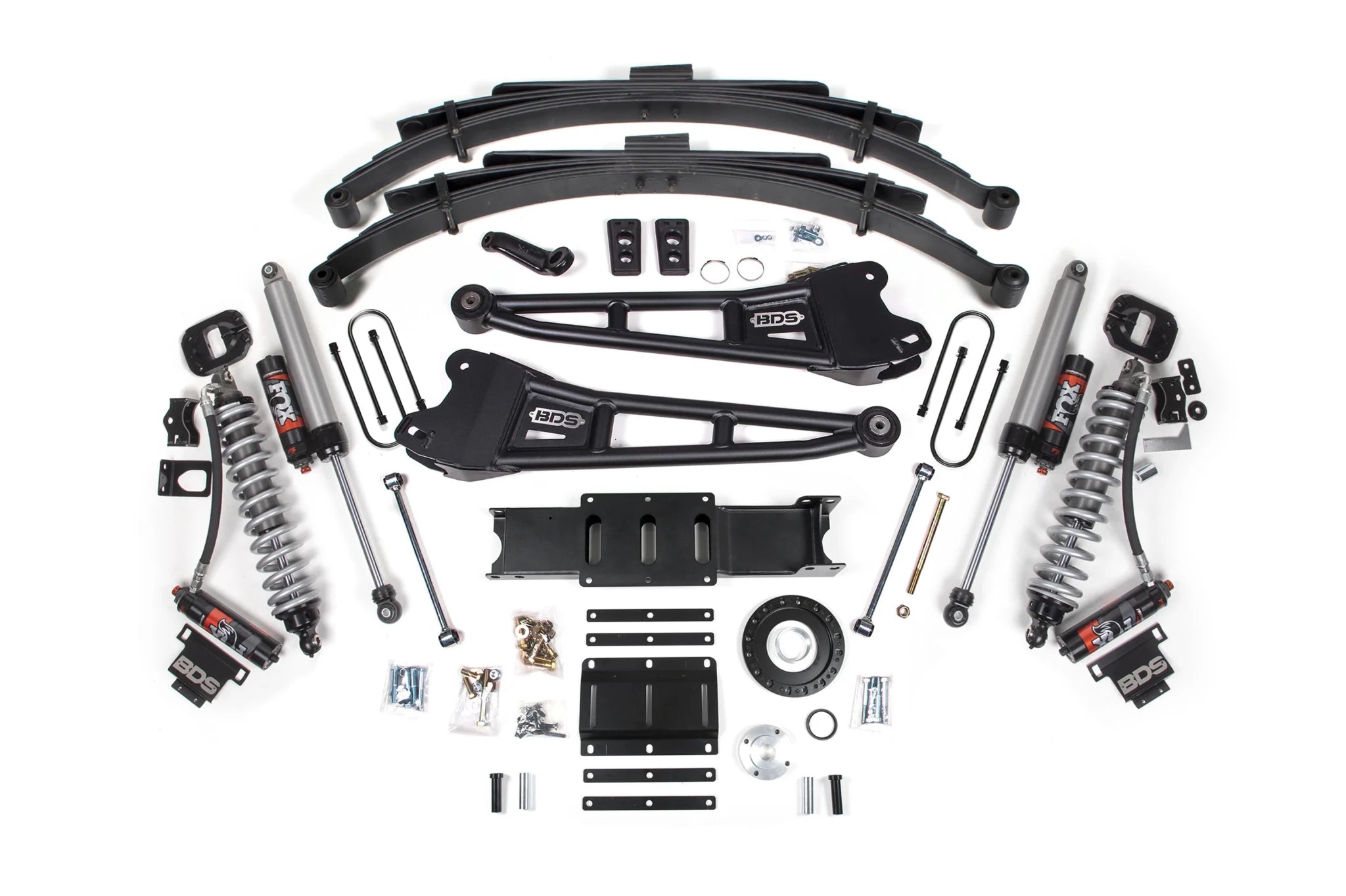 BDS Suspension 6 Inch Lift Kit FOX 2.5 Coil-Over Conversion (2013-2018 3500 6.7L Cummins 4WD) - Southern Diesel Supply