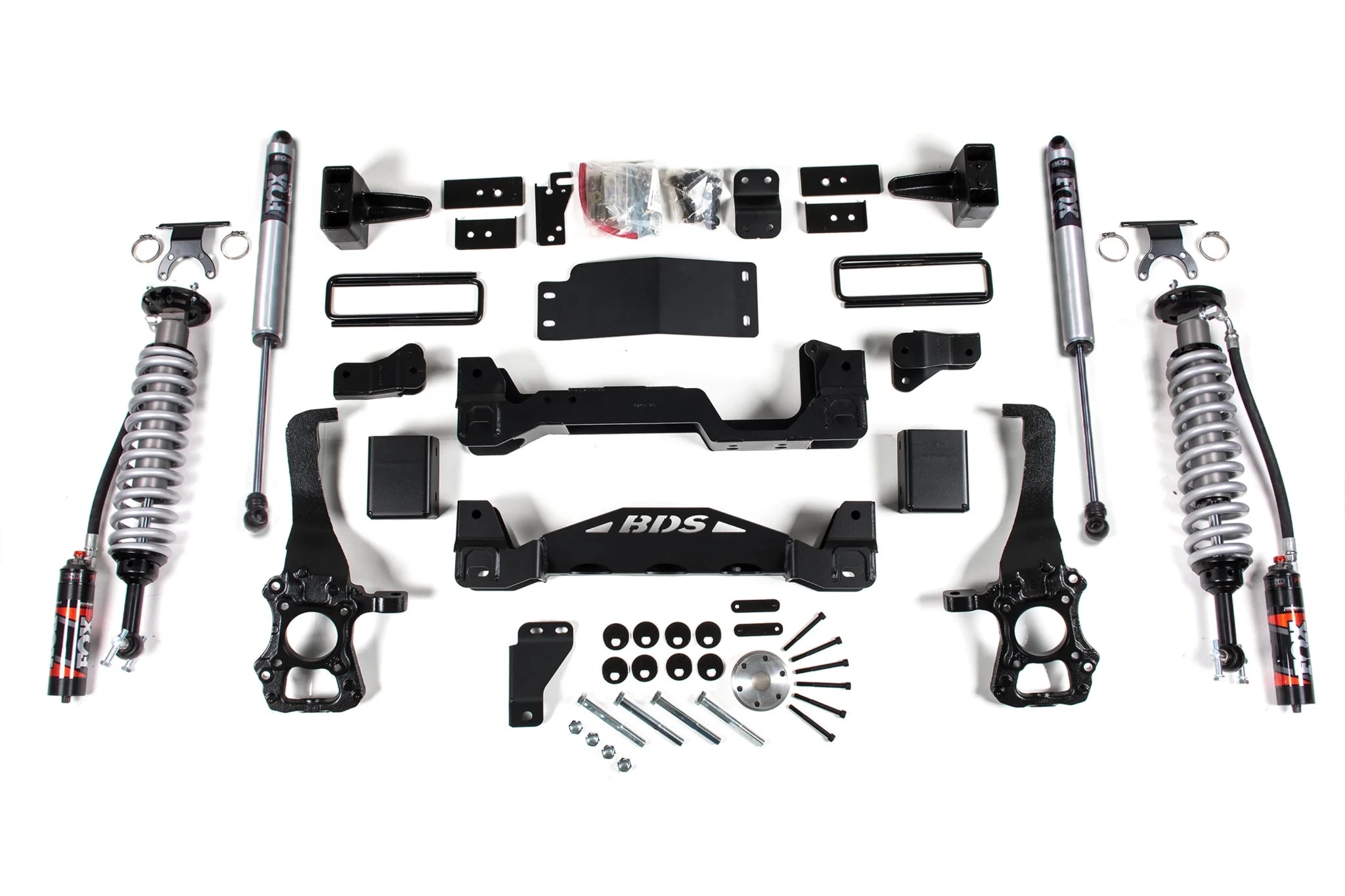BDS Suspension 6 Inch Lift Kit FOX 2.5 Performance Elite Coil - Over (2015 - 2020 3.0L Powerstroke 4WD) - Southern Diesel Supply