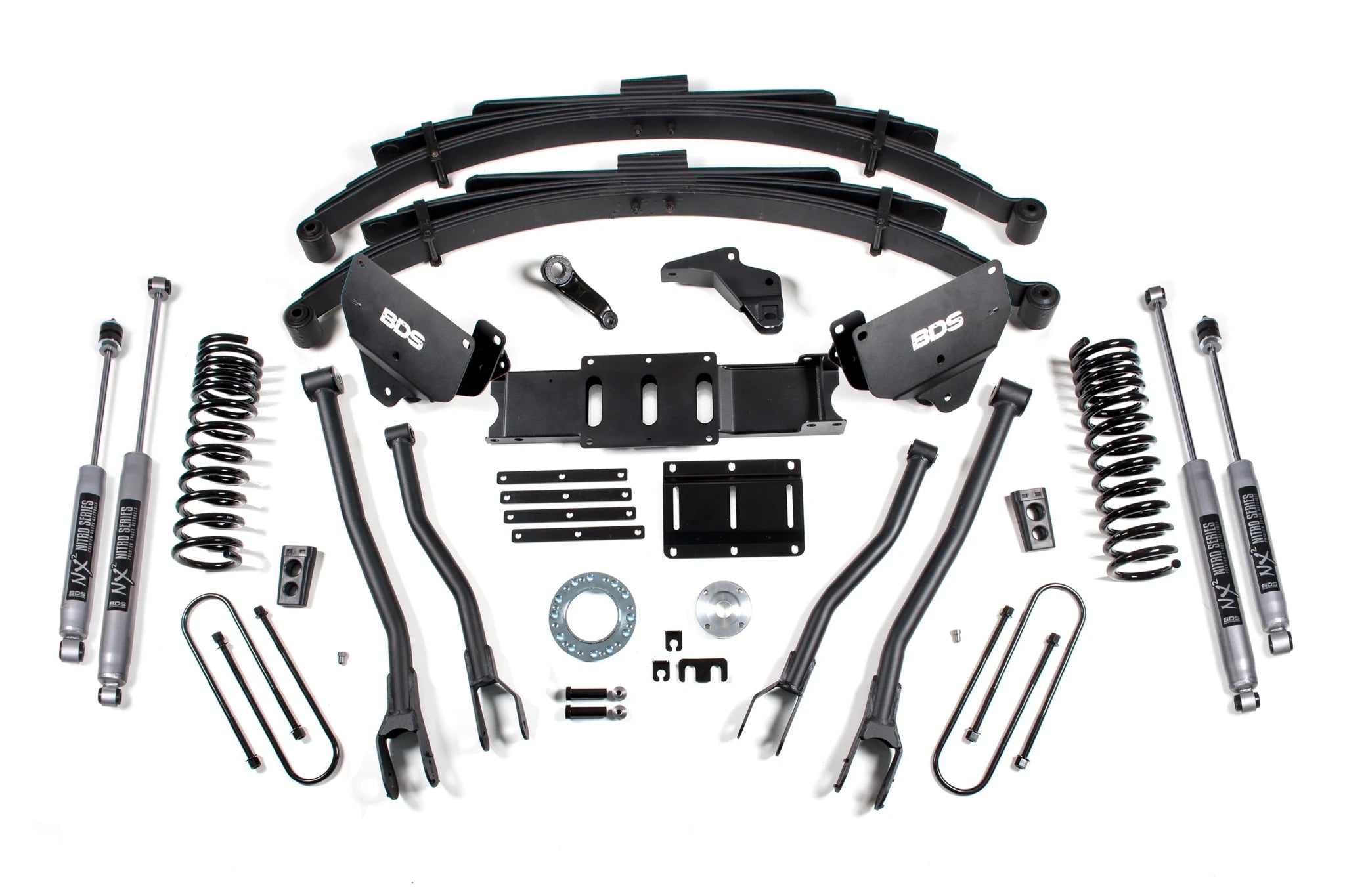 BDS Suspension 6 Inch Lift Kit w/ 4 - Link (2013 - 2018 3500 Cummins 4WD) - Southern Diesel Supply