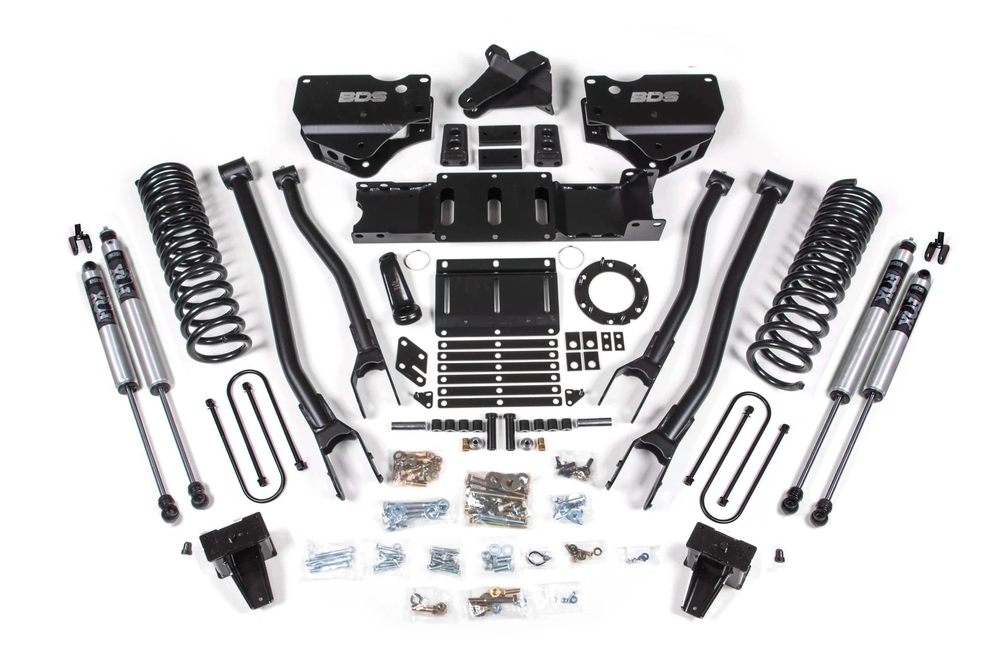 BDS Suspension 6 Inch Lift Kit w/ 4 - Link (2019 - 2024 3500 Cummins 4WD) - Southern Diesel Supply