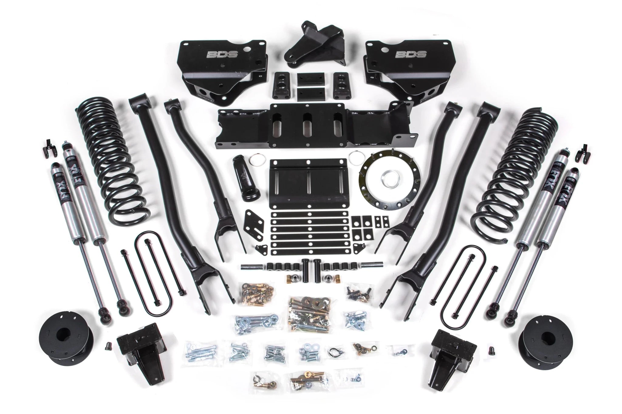 BDS Suspension 6 Inch Lift Kit w/ 4 - Link (2019 - 2024 3500 Cummins Rear Air Ride, 4WD) - Southern Diesel Supply