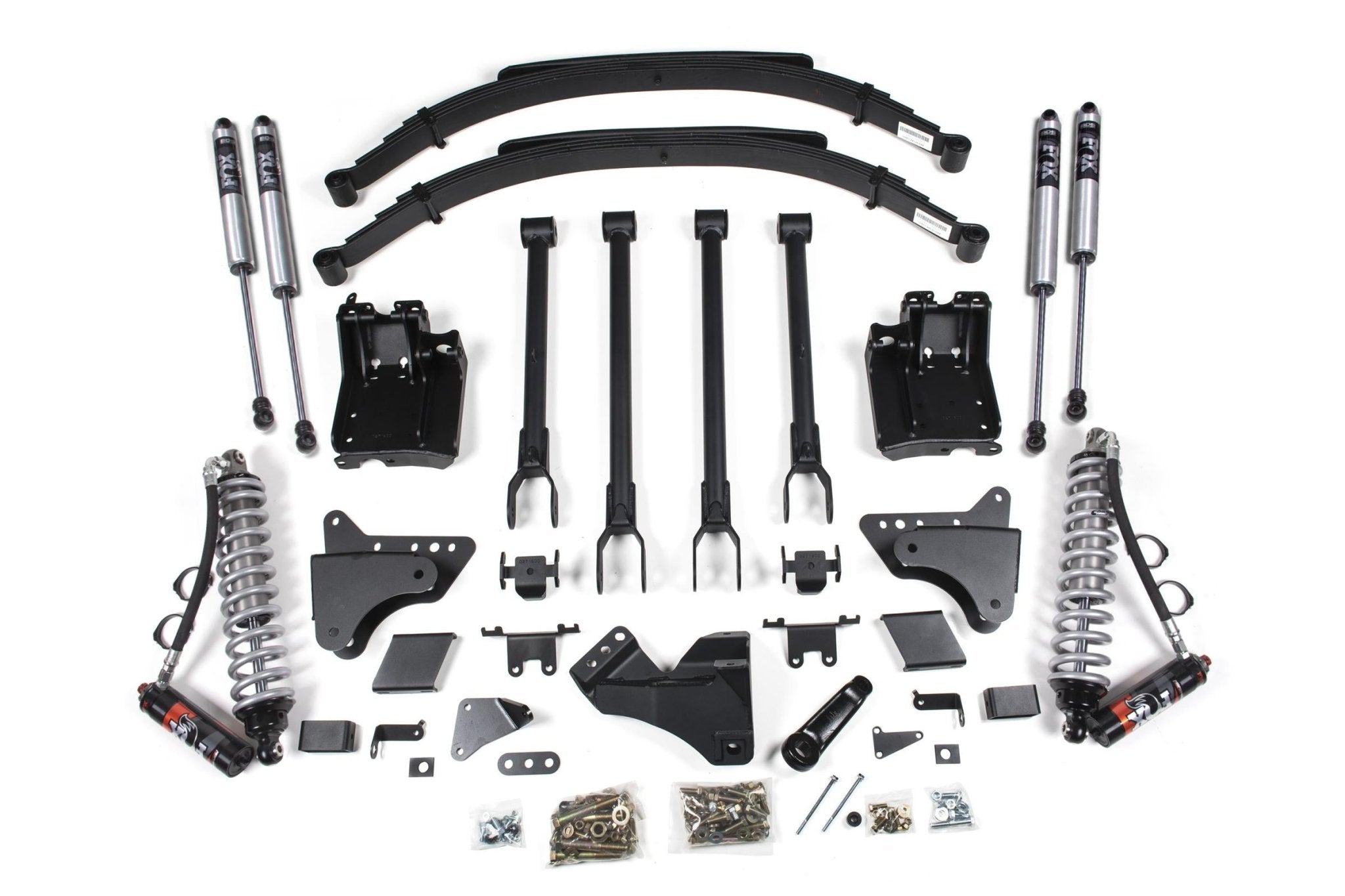 BDS Suspension 6 Inch Lift Kit w/ 4 - Link FOX 2.5 Performance Elite Coil - Over Conversion (2011 - 2016 Powerstroke) - Southern Diesel Supply