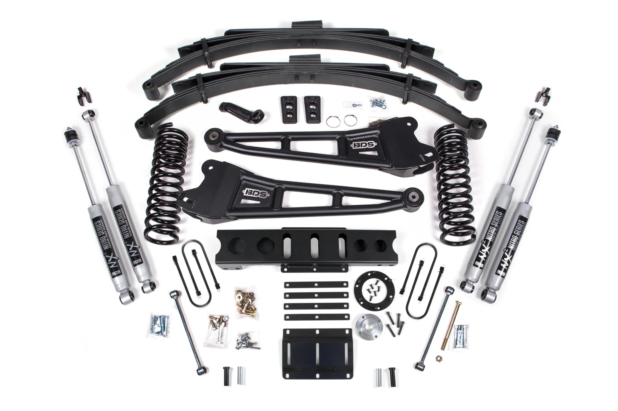 BDS Suspension 6 Inch Lift Kit w/ Radius Arm (2013 - 2018 3500 Cummins 4WD) - Southern Diesel Supply