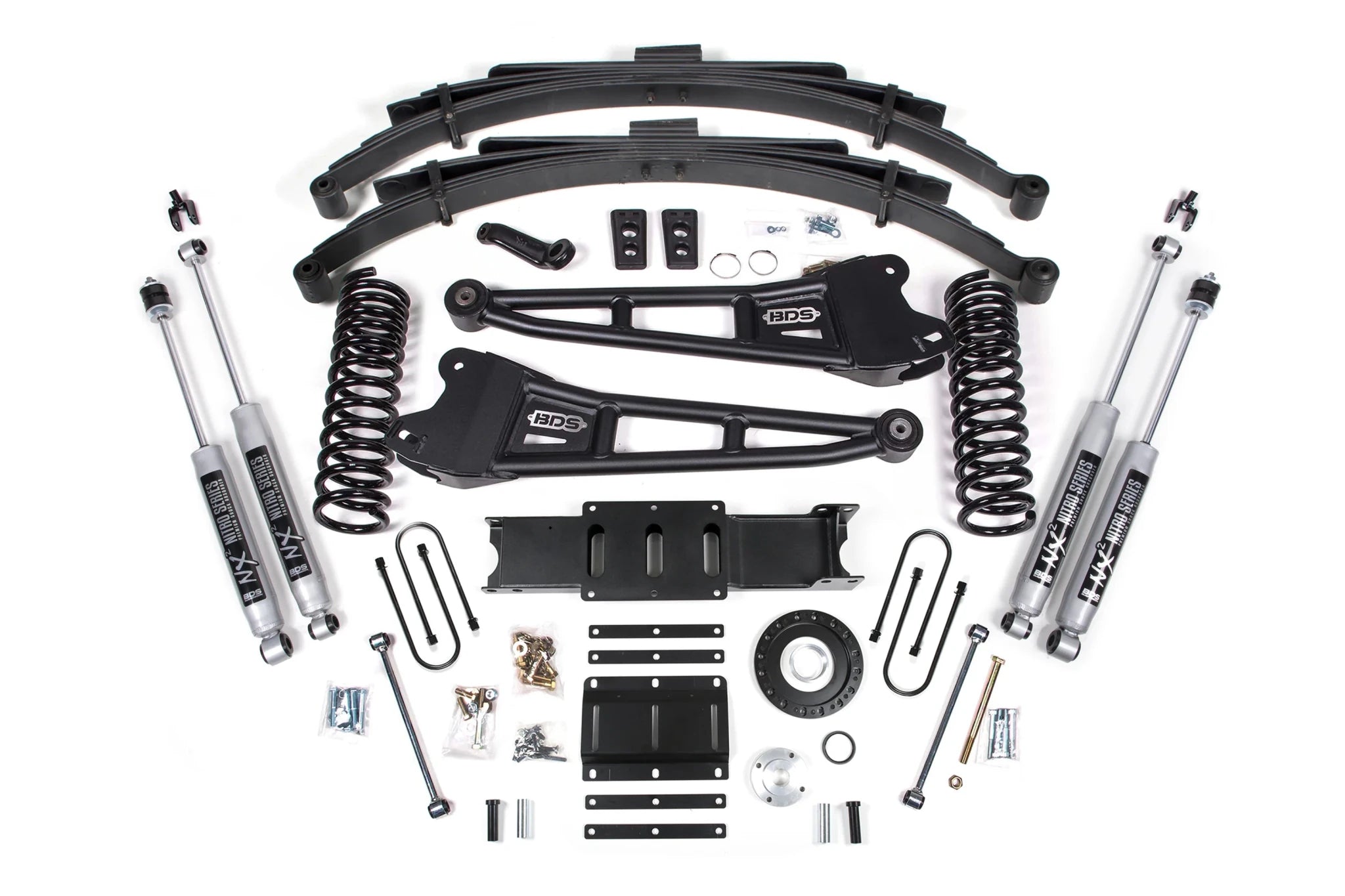 BDS Suspension 6 Inch Lift Kit w/ Radius Arm (2013 - 2018 3500 Cummins 4WD) - Southern Diesel Supply