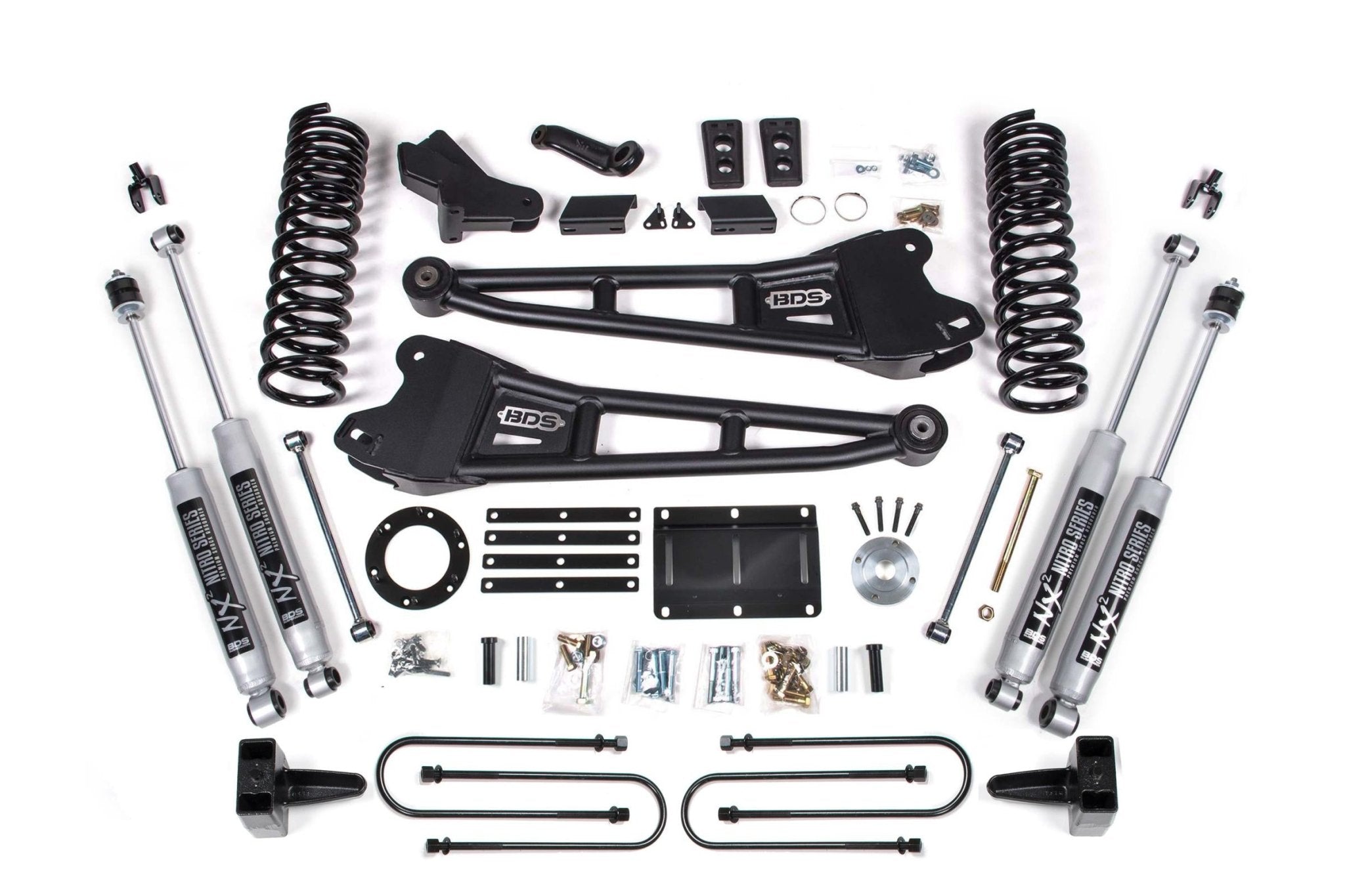 BDS Suspension 6 Inch Lift Kit w/ Radius Arm (2013 - 2018 3500 Cummins 4WD) - Southern Diesel Supply